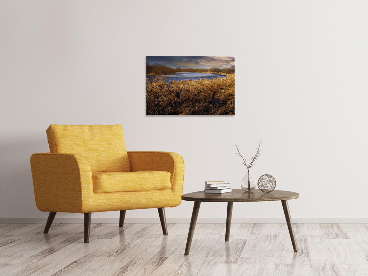 Leinwandbild Raue Naturlandschaft