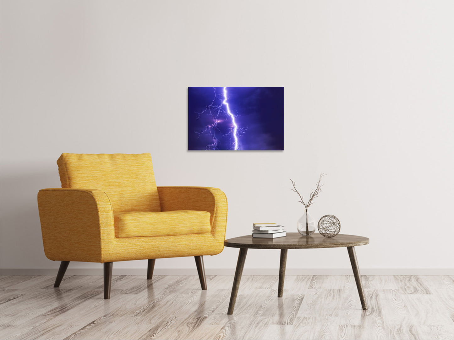 Leinwandbild Imposanter Blitz
