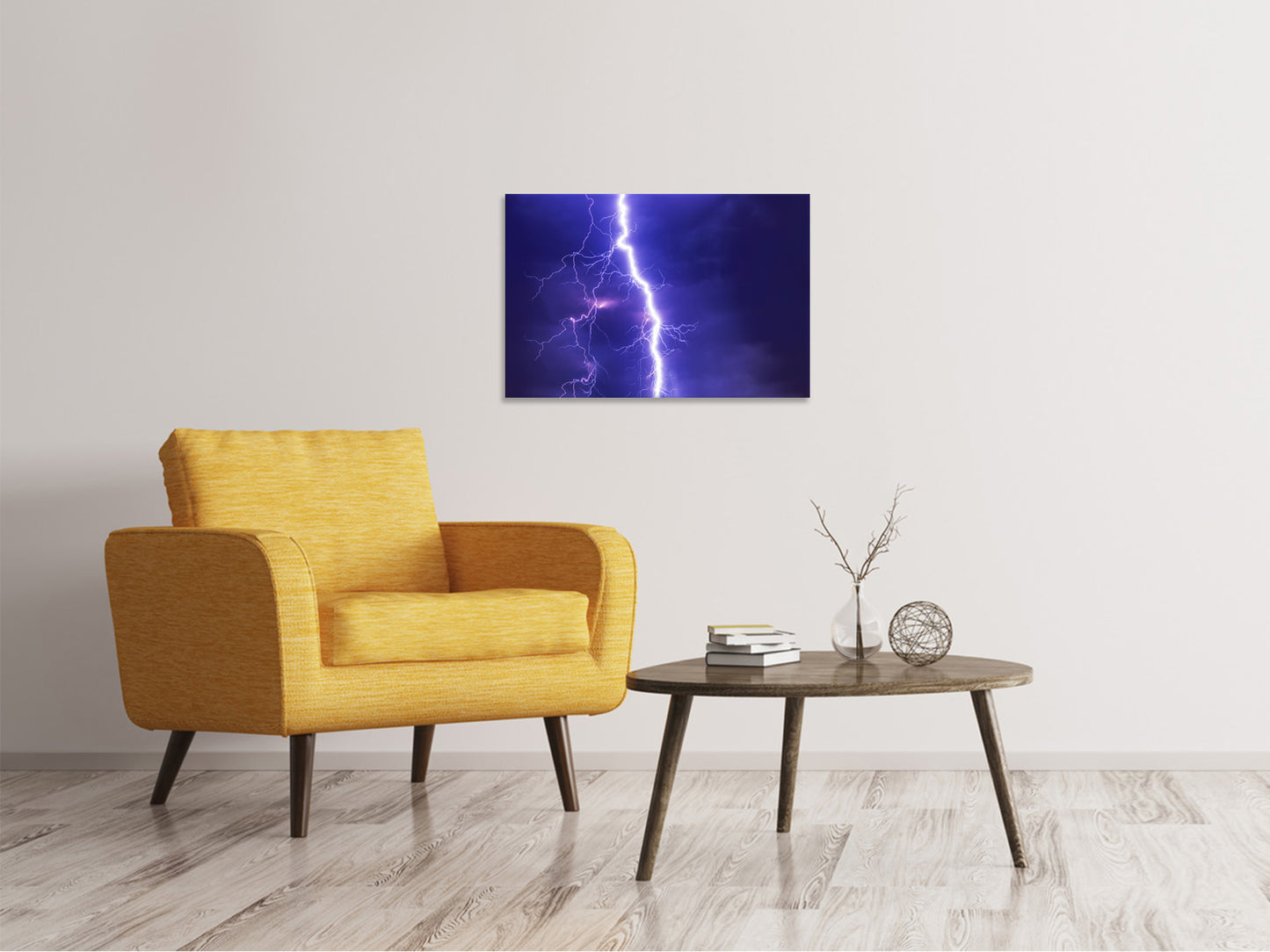 Leinwandbild Imposanter Blitz