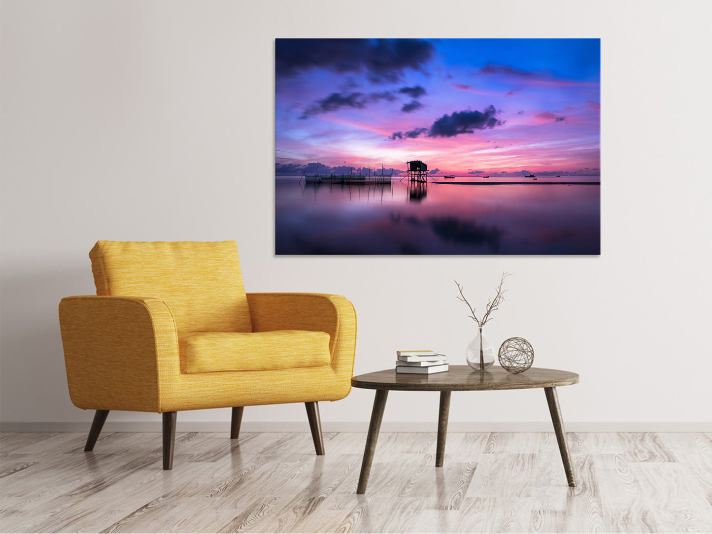 Leinwandbild Leiser Sonnenaufgang