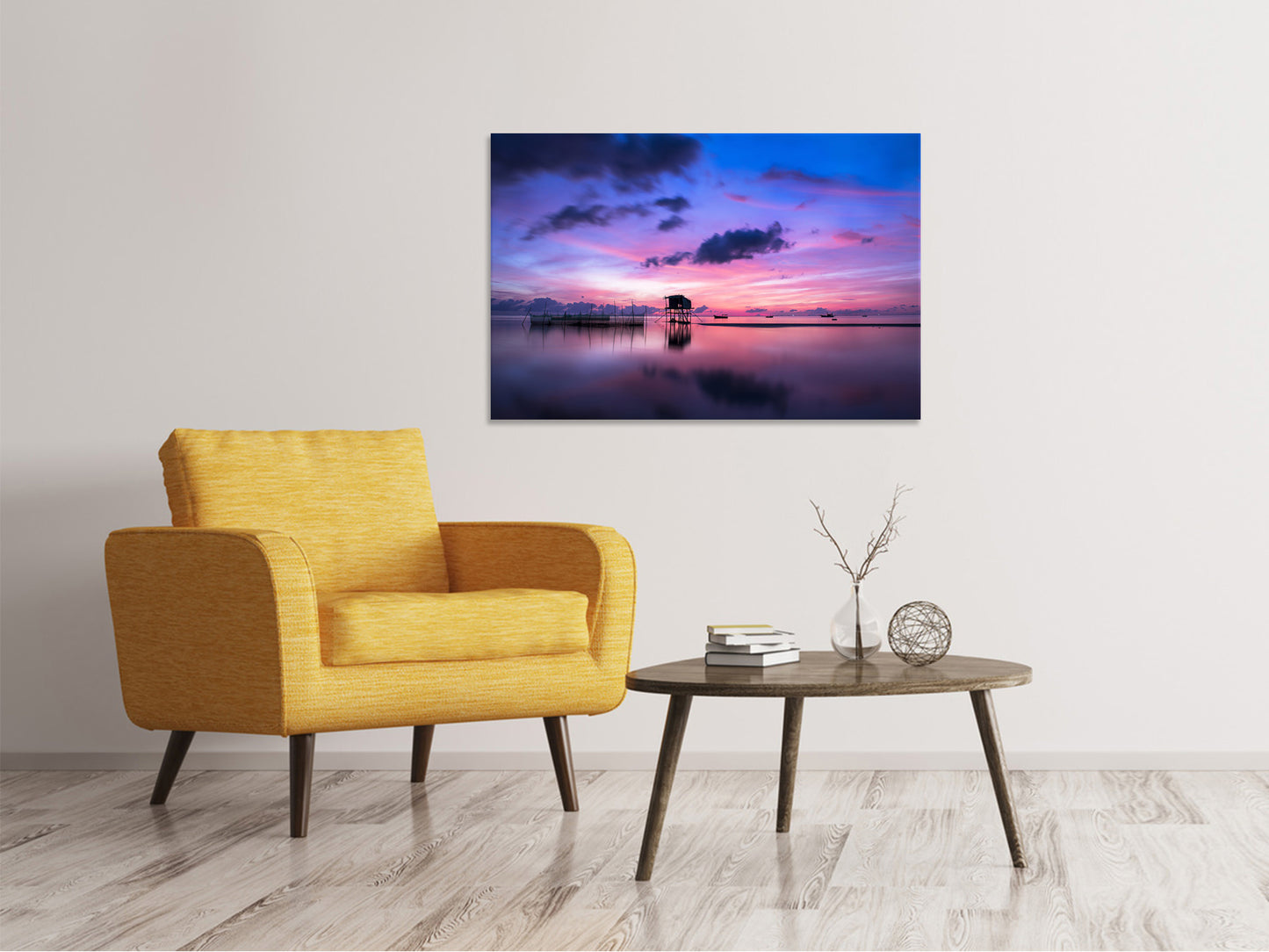 Leinwandbild Leiser Sonnenaufgang
