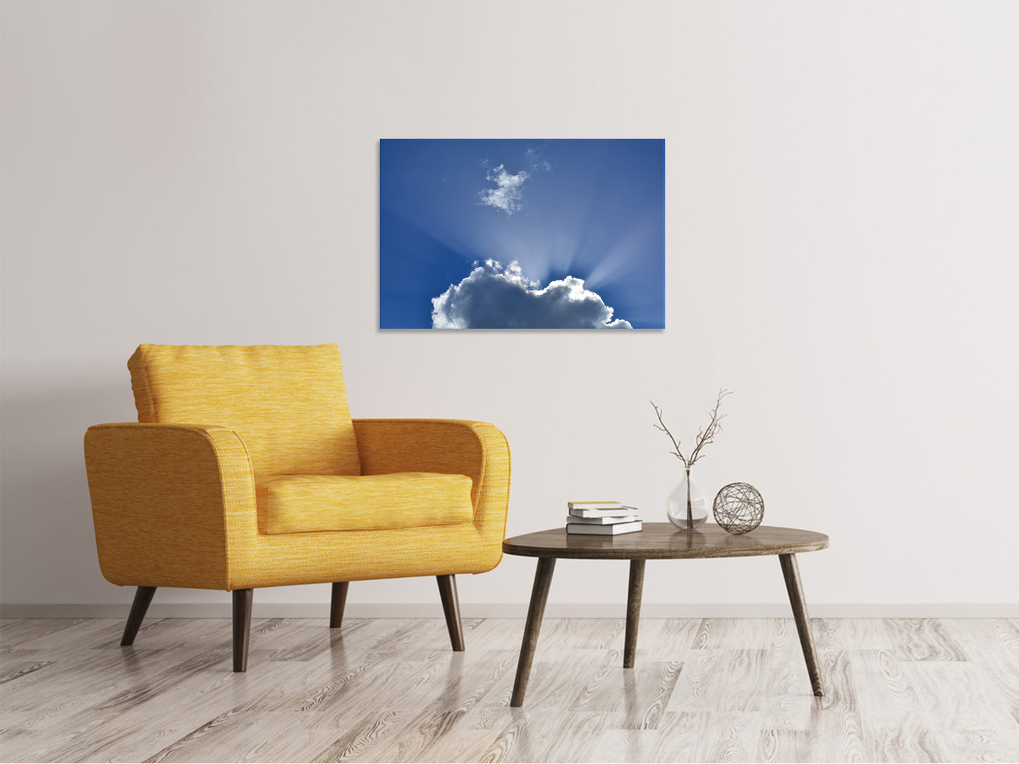 Leinwandbild Ein Wolken Bild