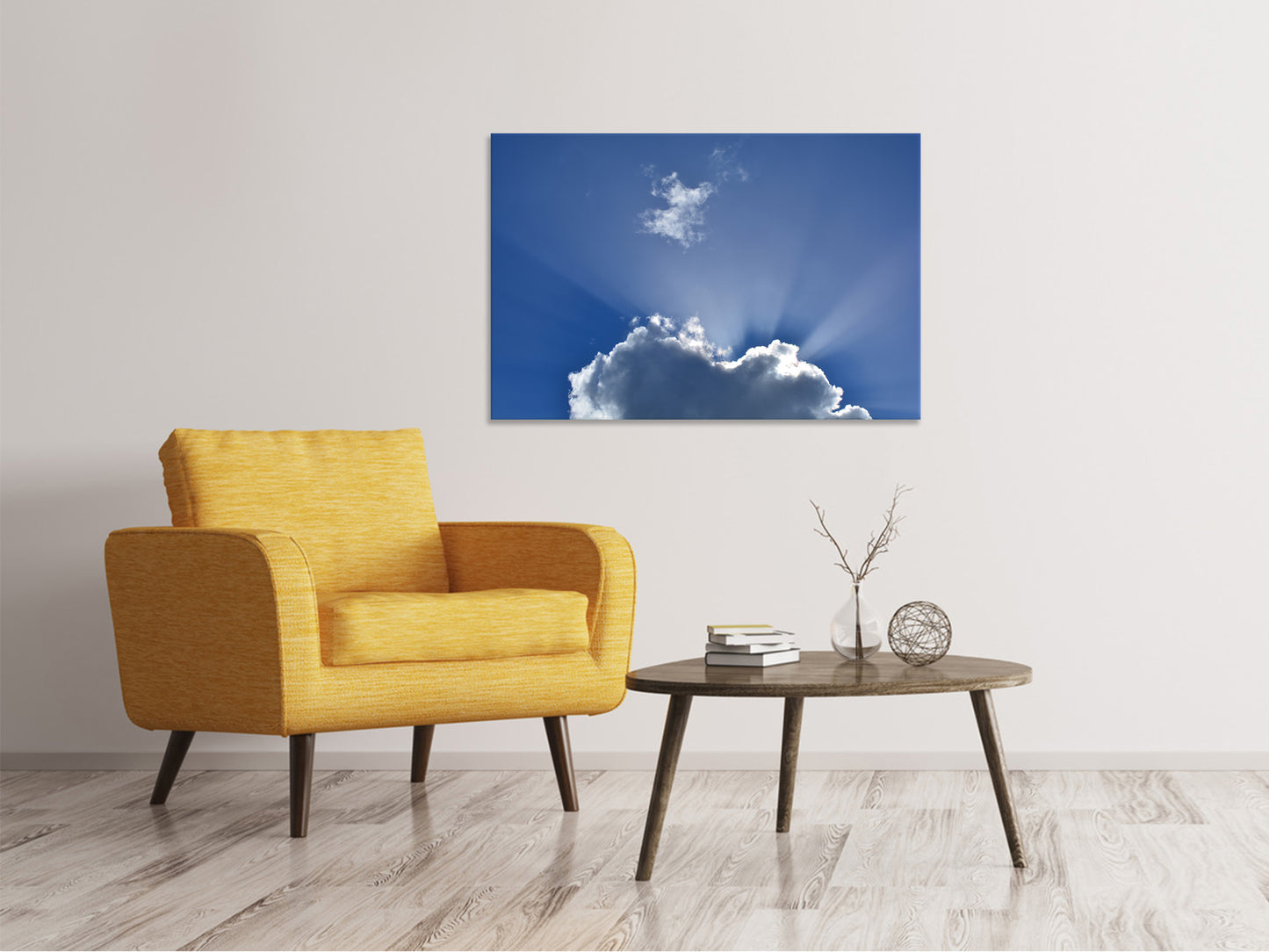Leinwandbild Ein Wolken Bild