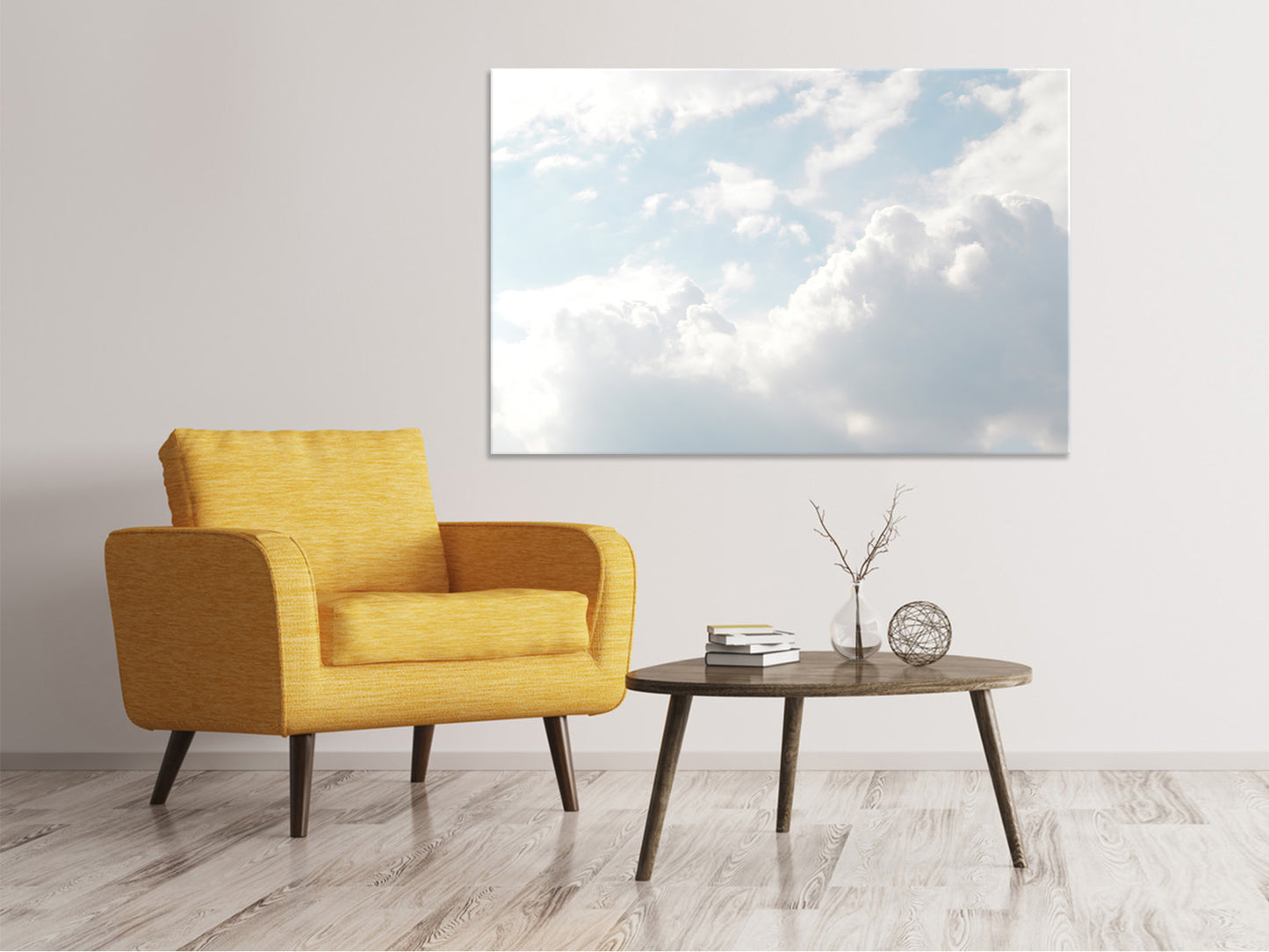Leinwandbild Wolken im Licht