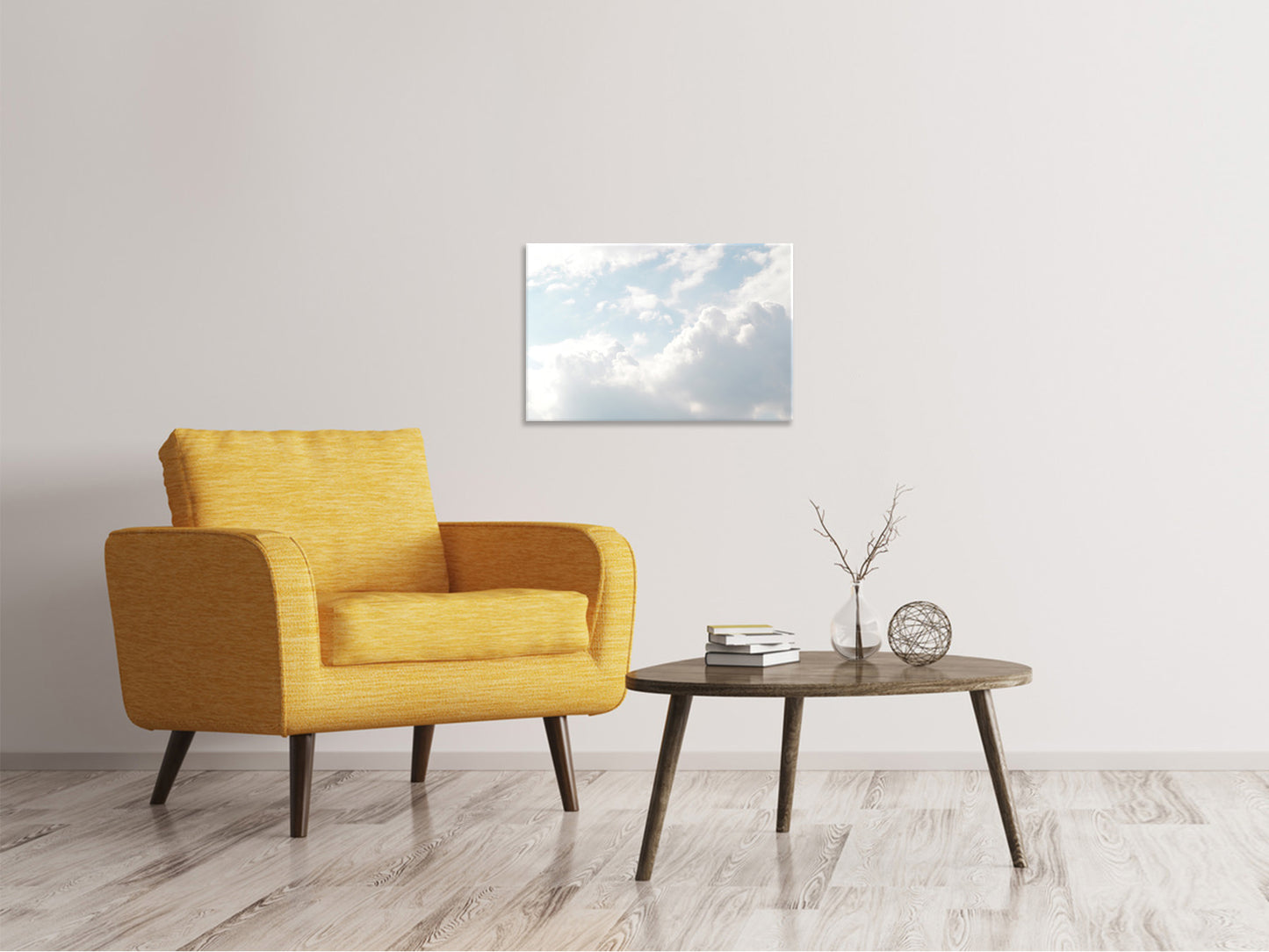 Leinwandbild Wolken im Licht