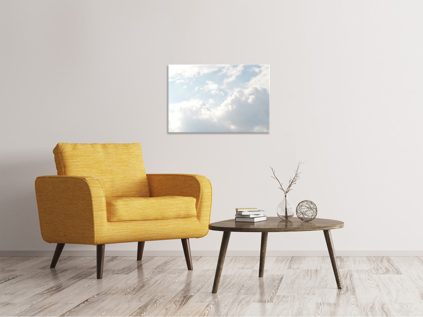 Leinwandbild Wolken im Licht