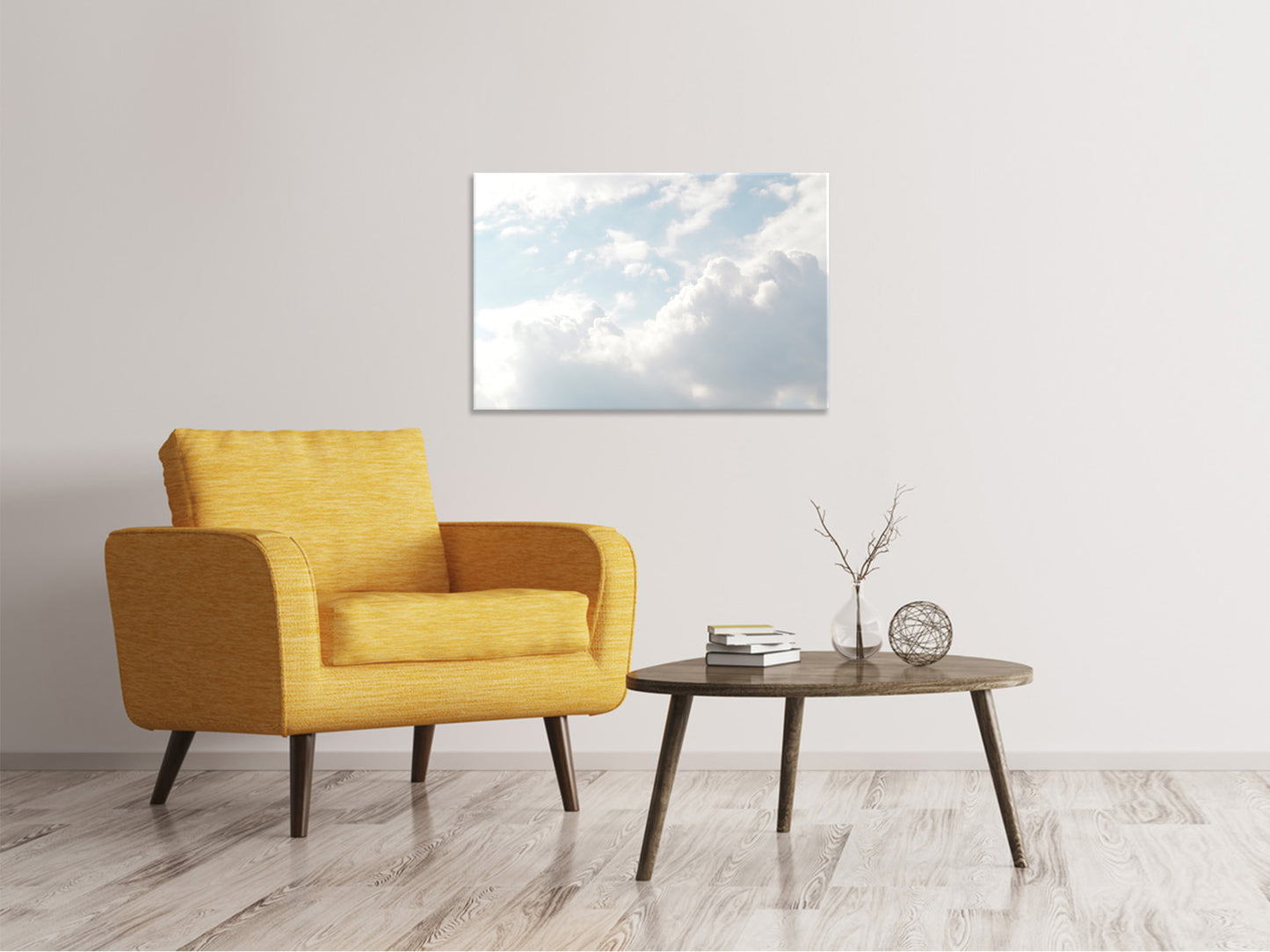 Leinwandbild Wolken im Licht