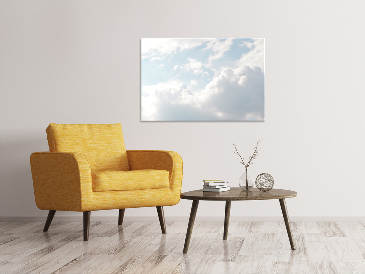 Leinwandbild Wolken im Licht