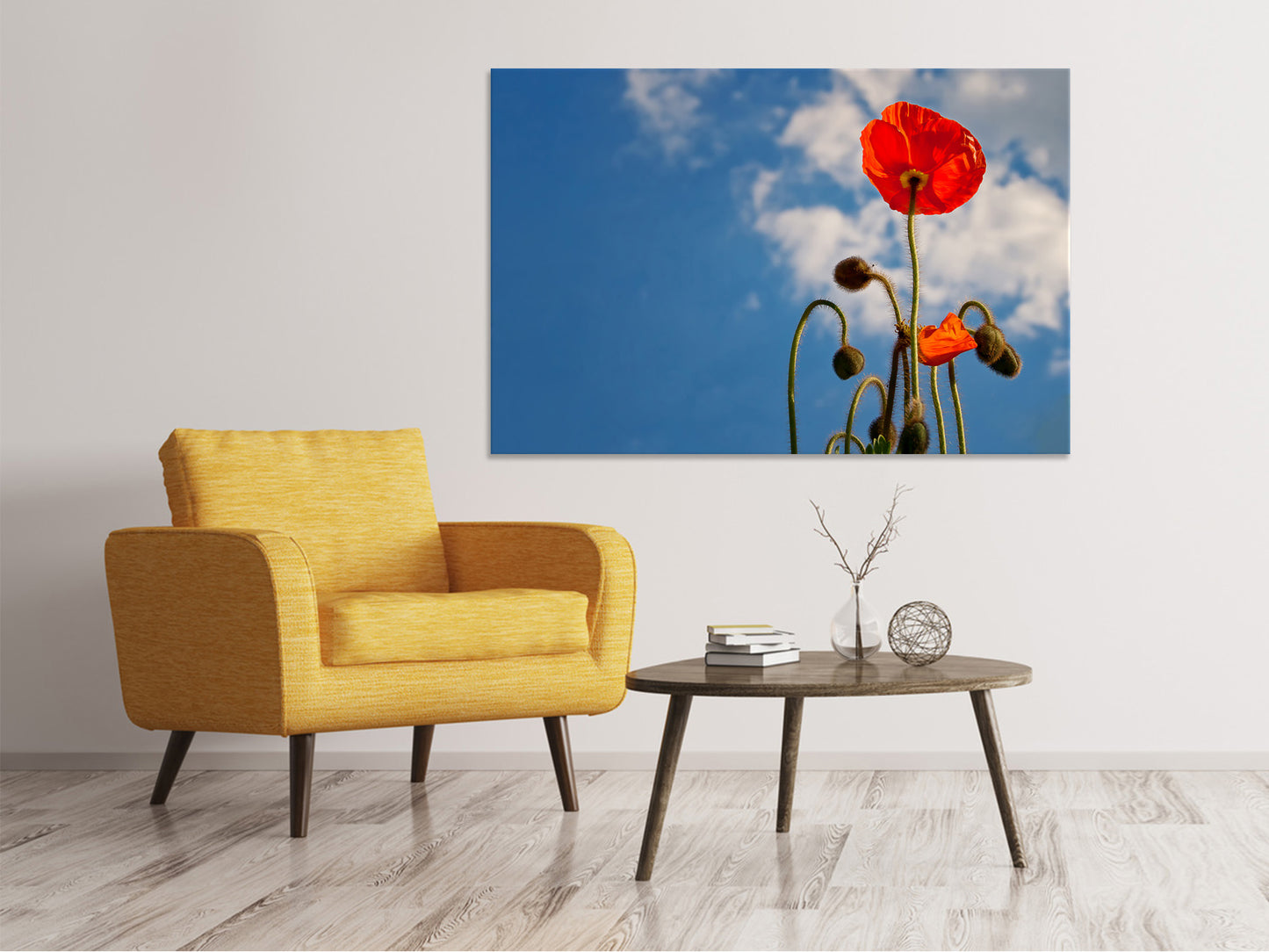 Leinwandbild Prächtiger Mohn