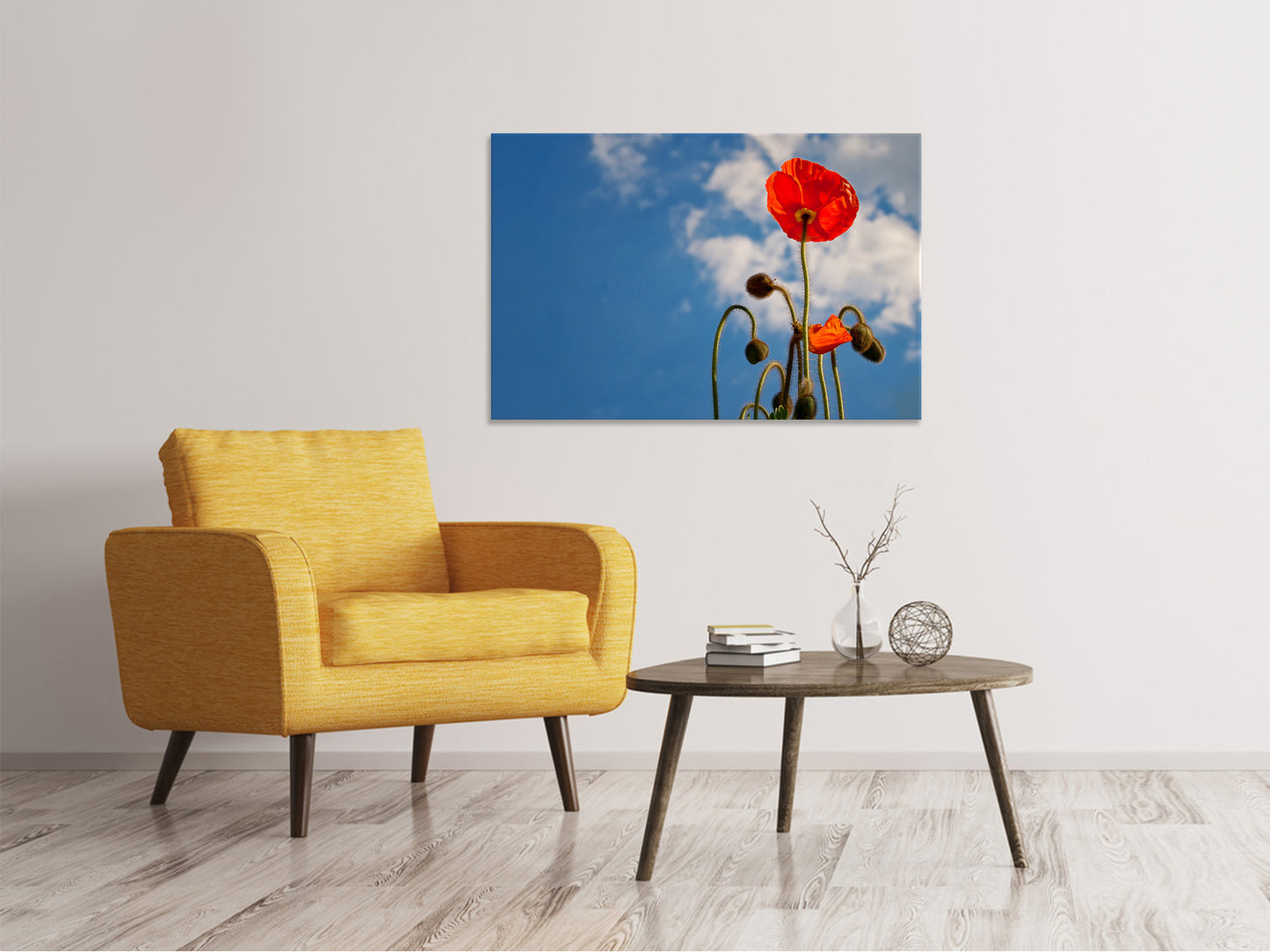 Leinwandbild Prächtiger Mohn