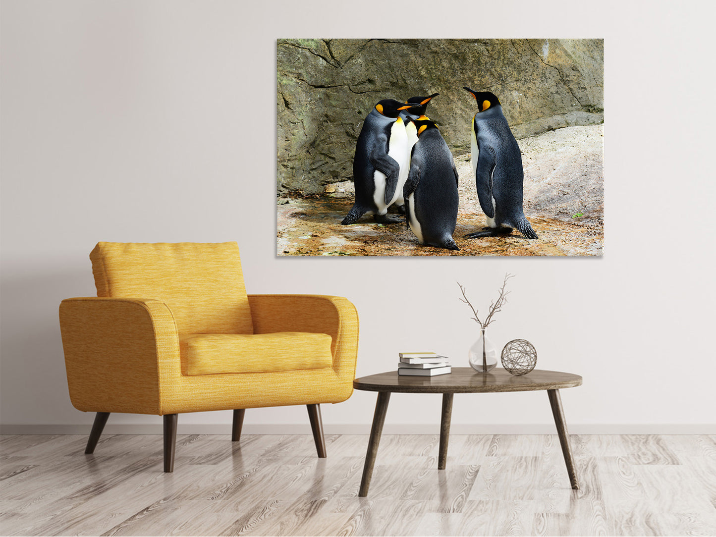 Leinwandbild König Pinguine