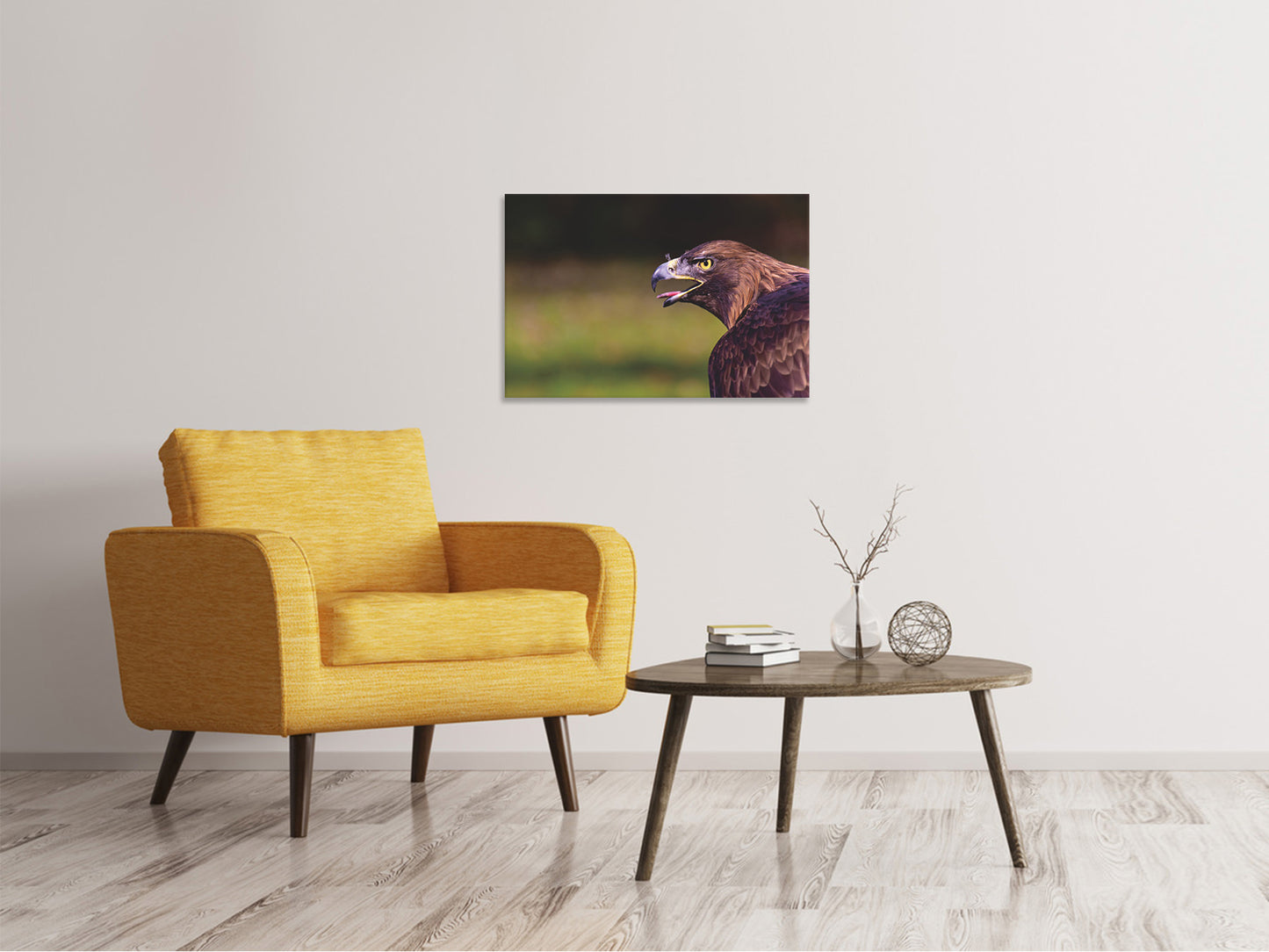 Leinwandbild Wachsamer Adler