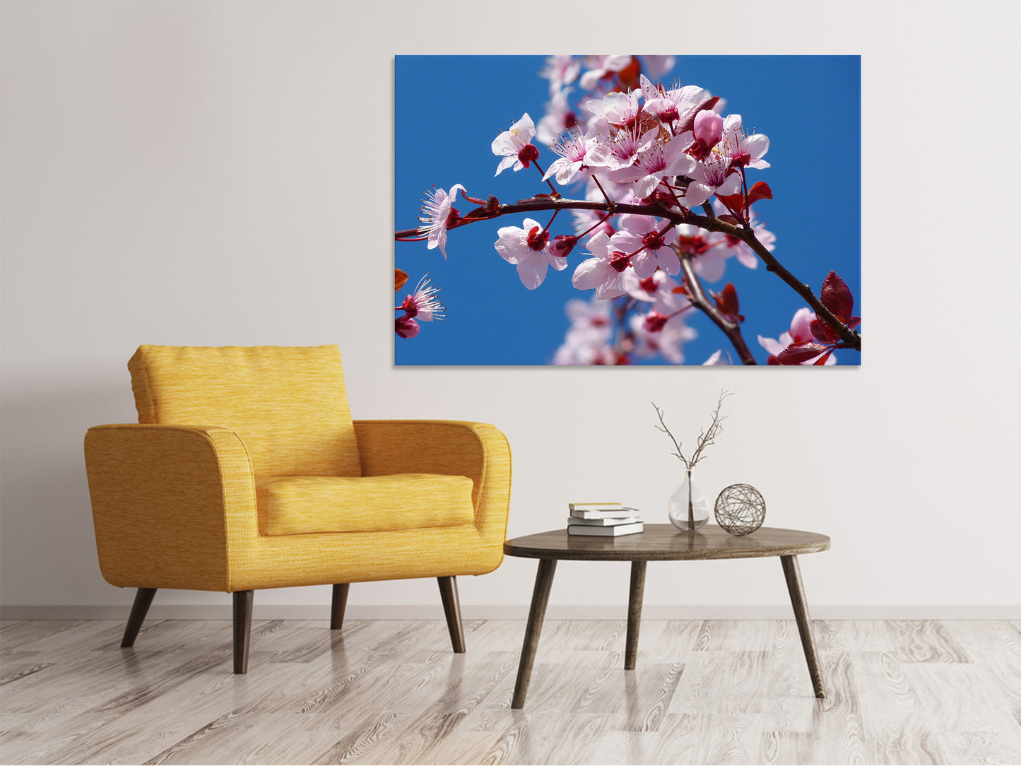 Leinwandbild Die Mandelblüte