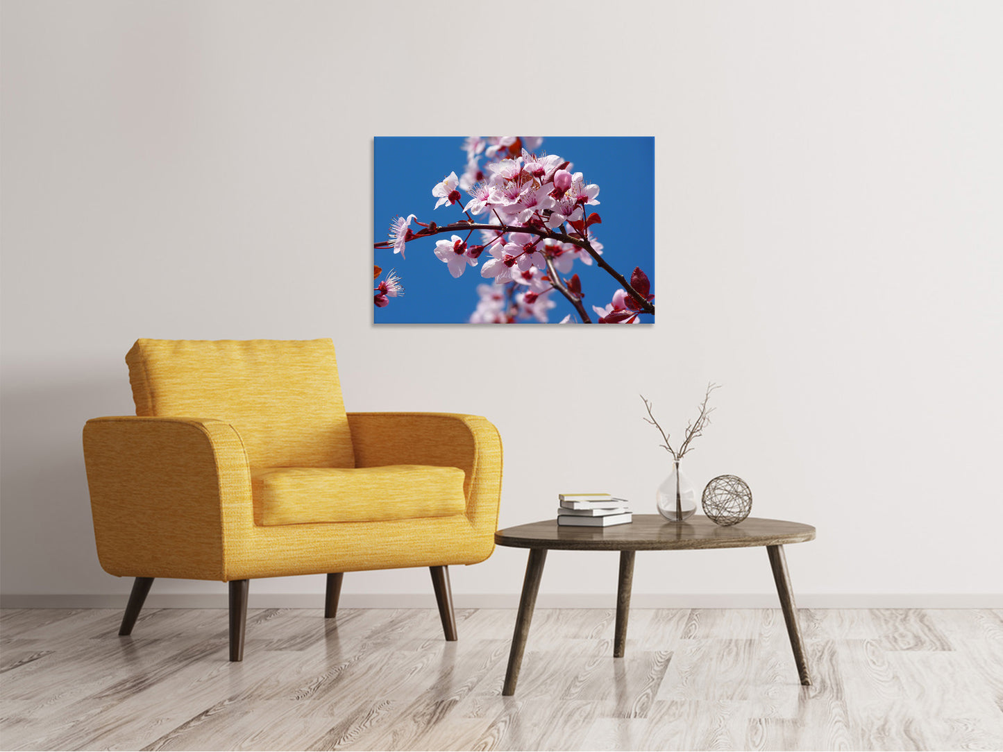 Leinwandbild Die Mandelblüte