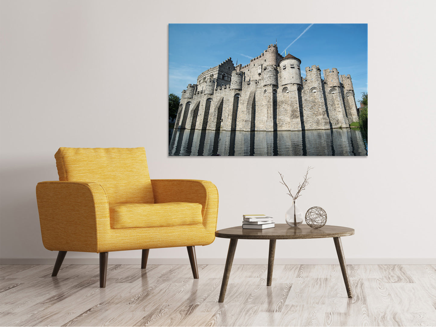 Leinwandbild Burg Gravensteen