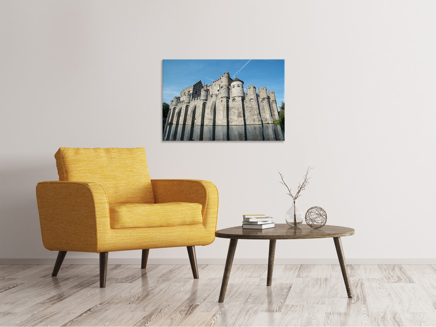 Leinwandbild Burg Gravensteen