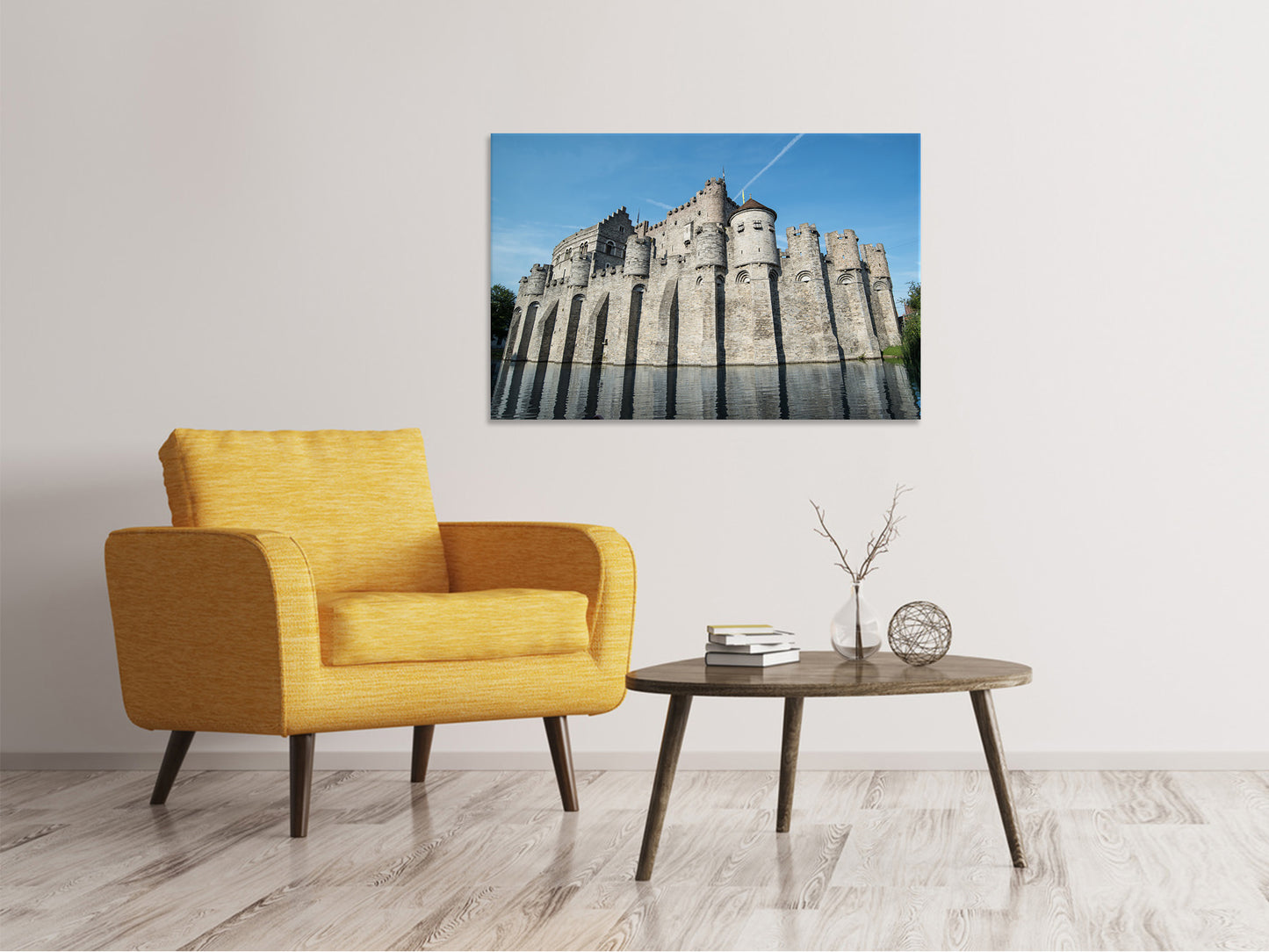 Leinwandbild Burg Gravensteen