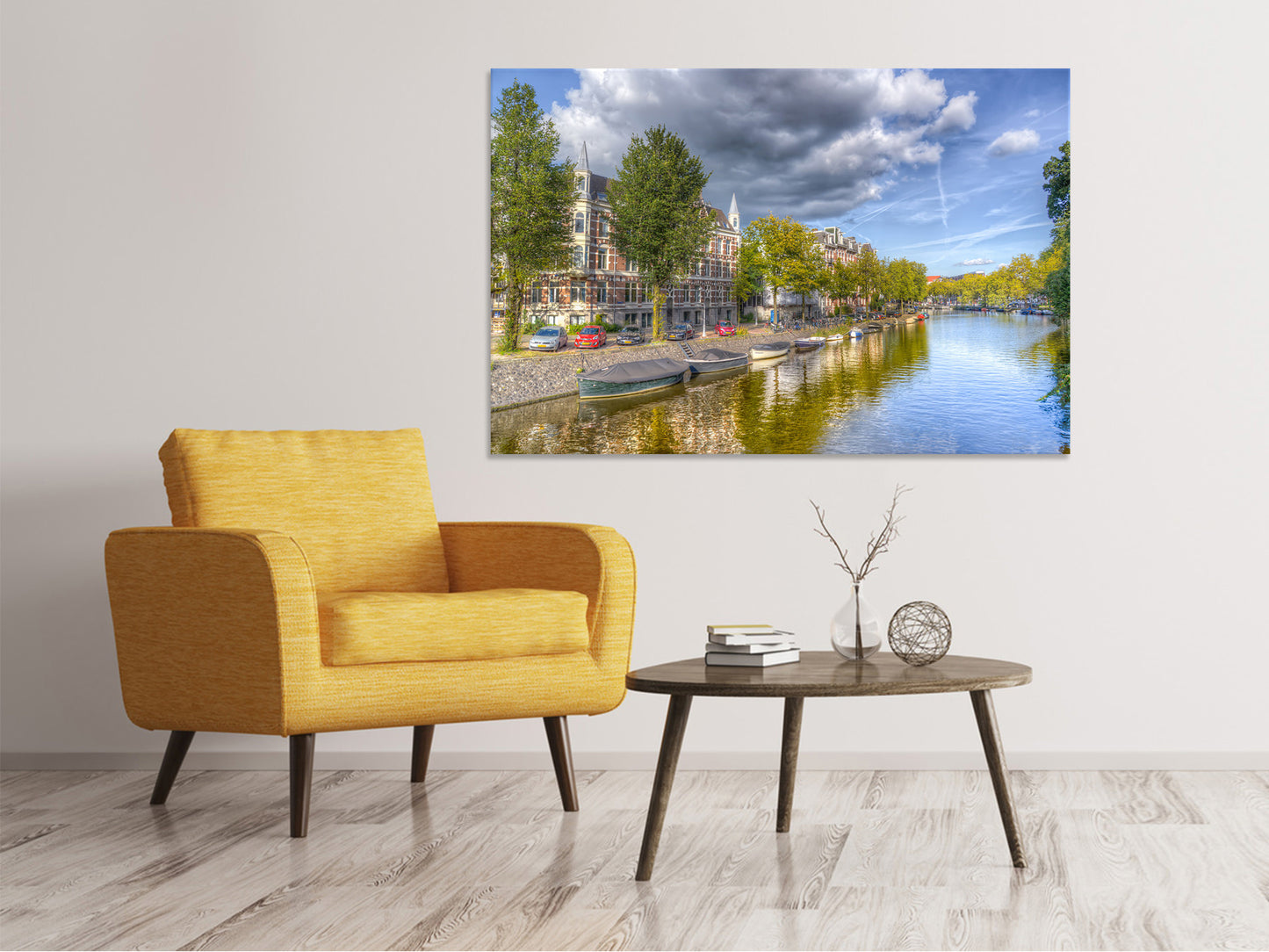 Leinwandbild Idyllisches Amsterdam
