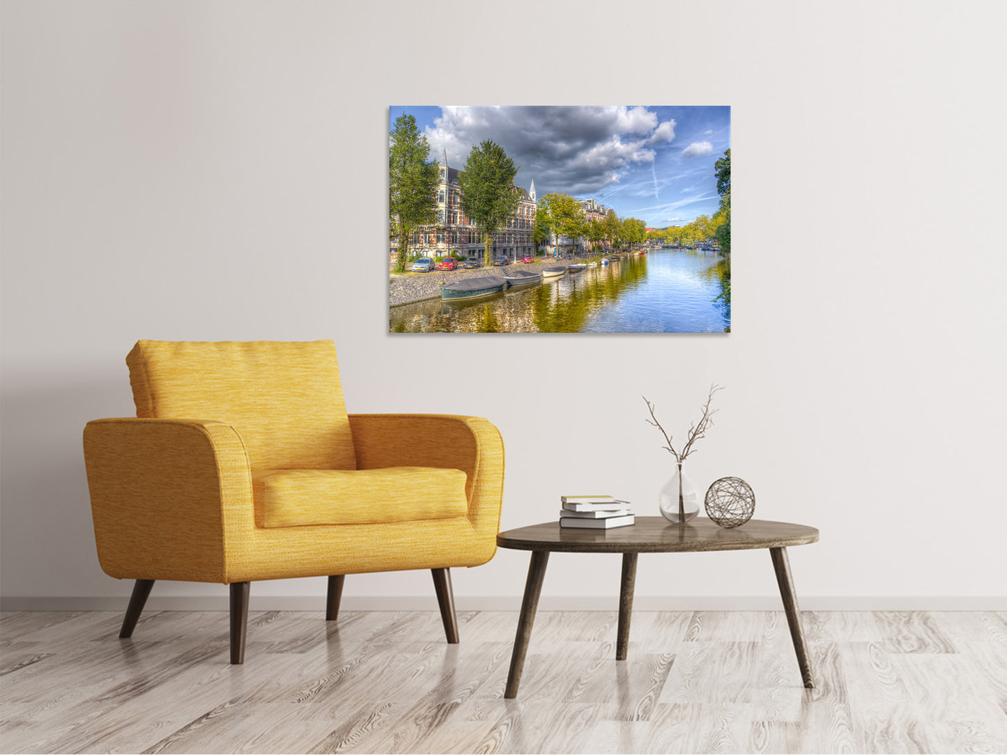 Leinwandbild Idyllisches Amsterdam