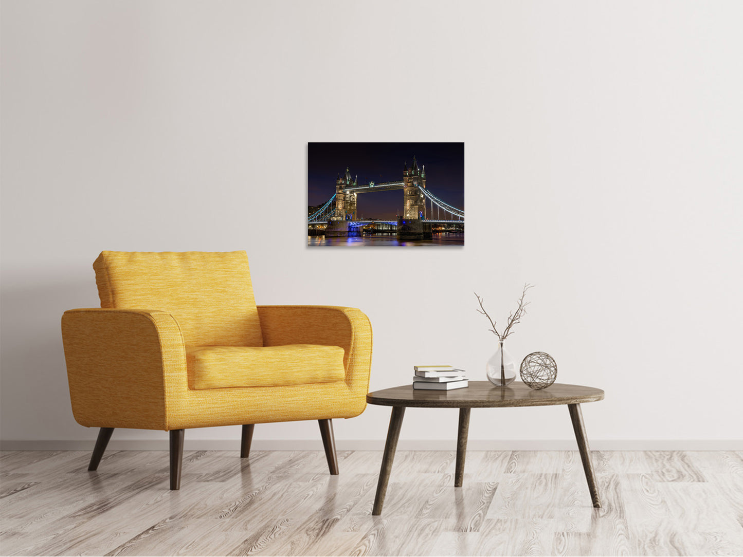 Leinwandbild Neugotische Tower Bridge