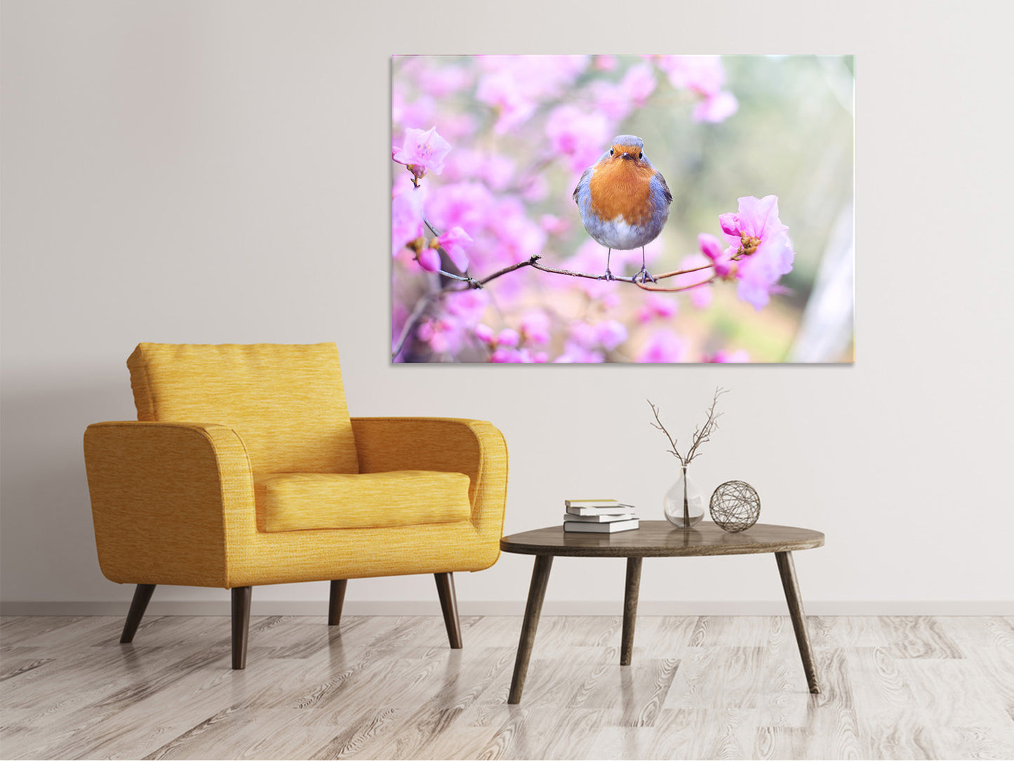 Leinwandbild Frühlings Vogel