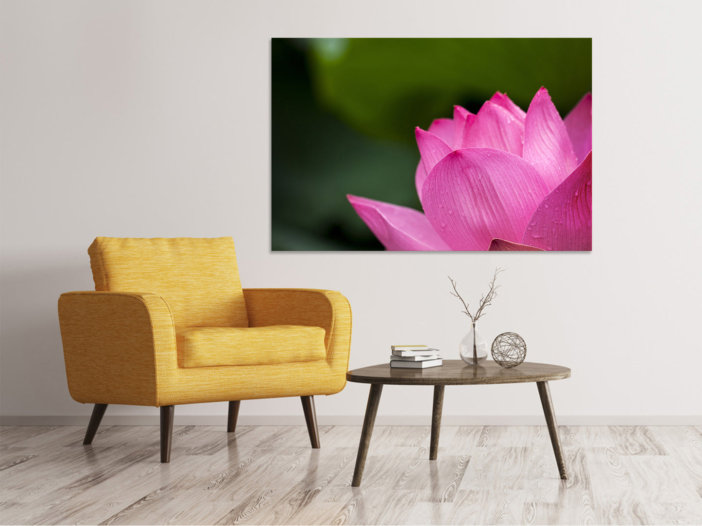 Leinwandbild Marko Lotus in pink