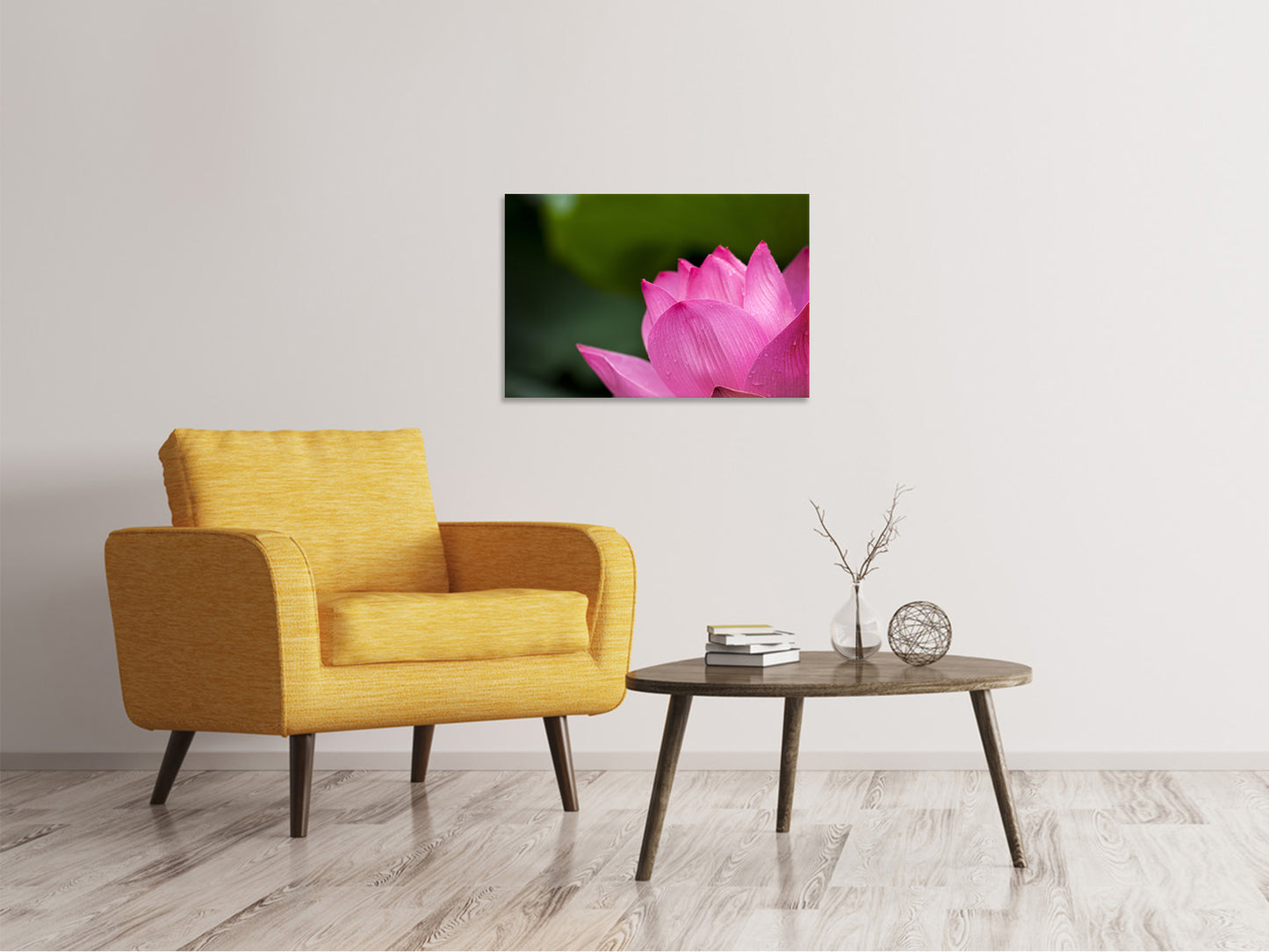 Leinwandbild Marko Lotus in pink