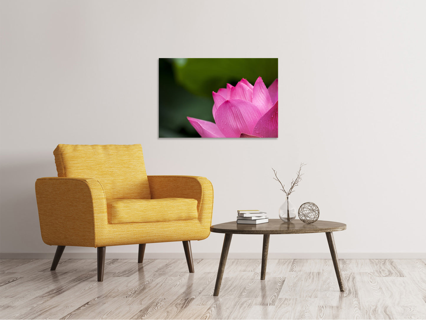 Leinwandbild Marko Lotus in pink