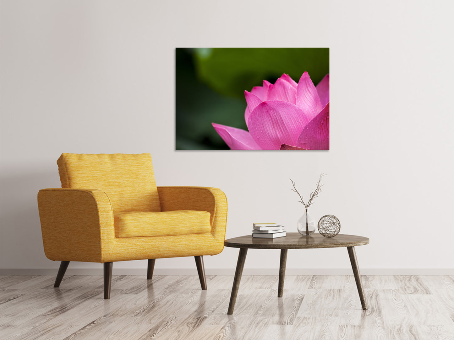 Leinwandbild Marko Lotus in pink