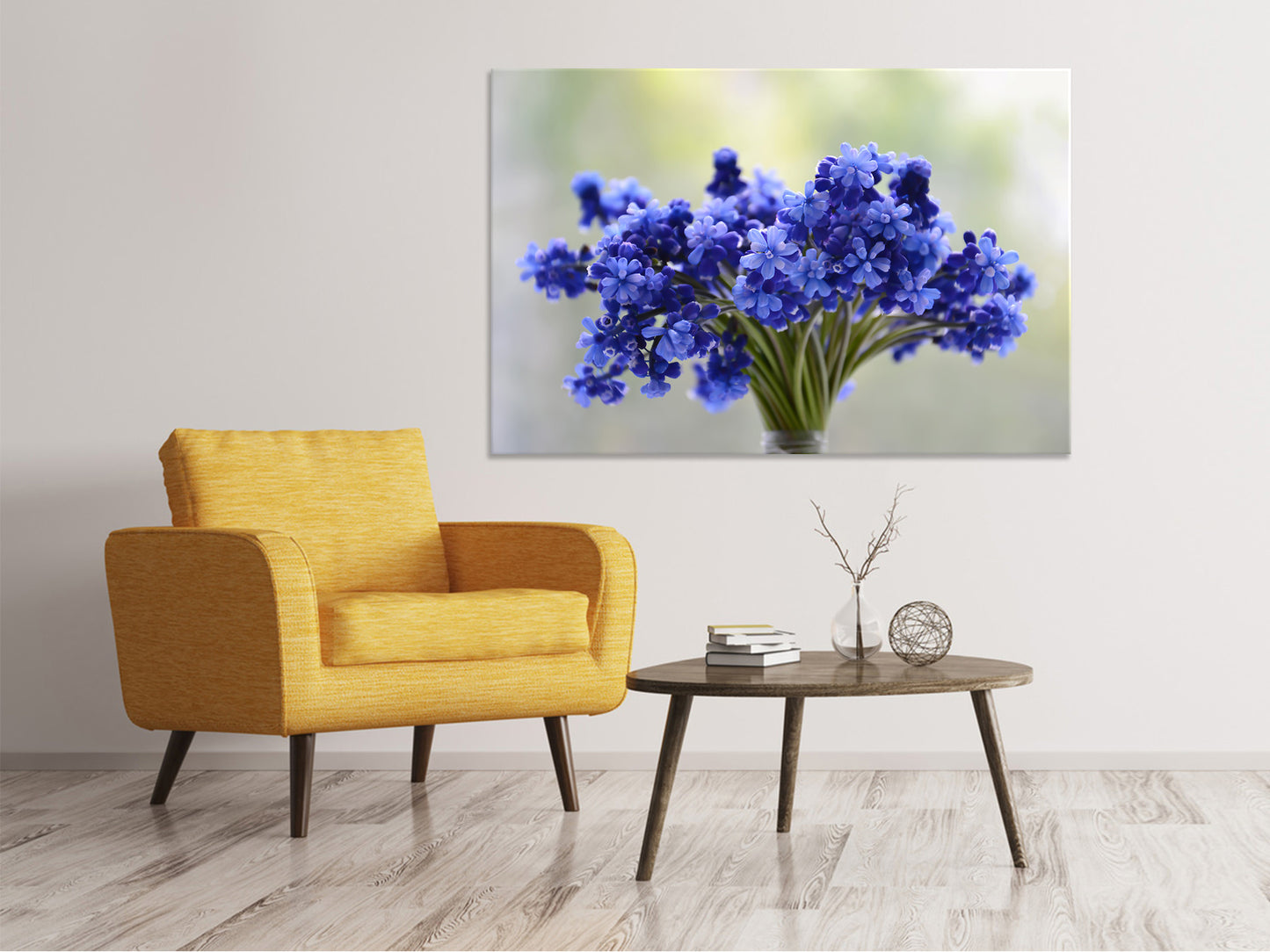 Leinwandbild Ein Strauss Blumen