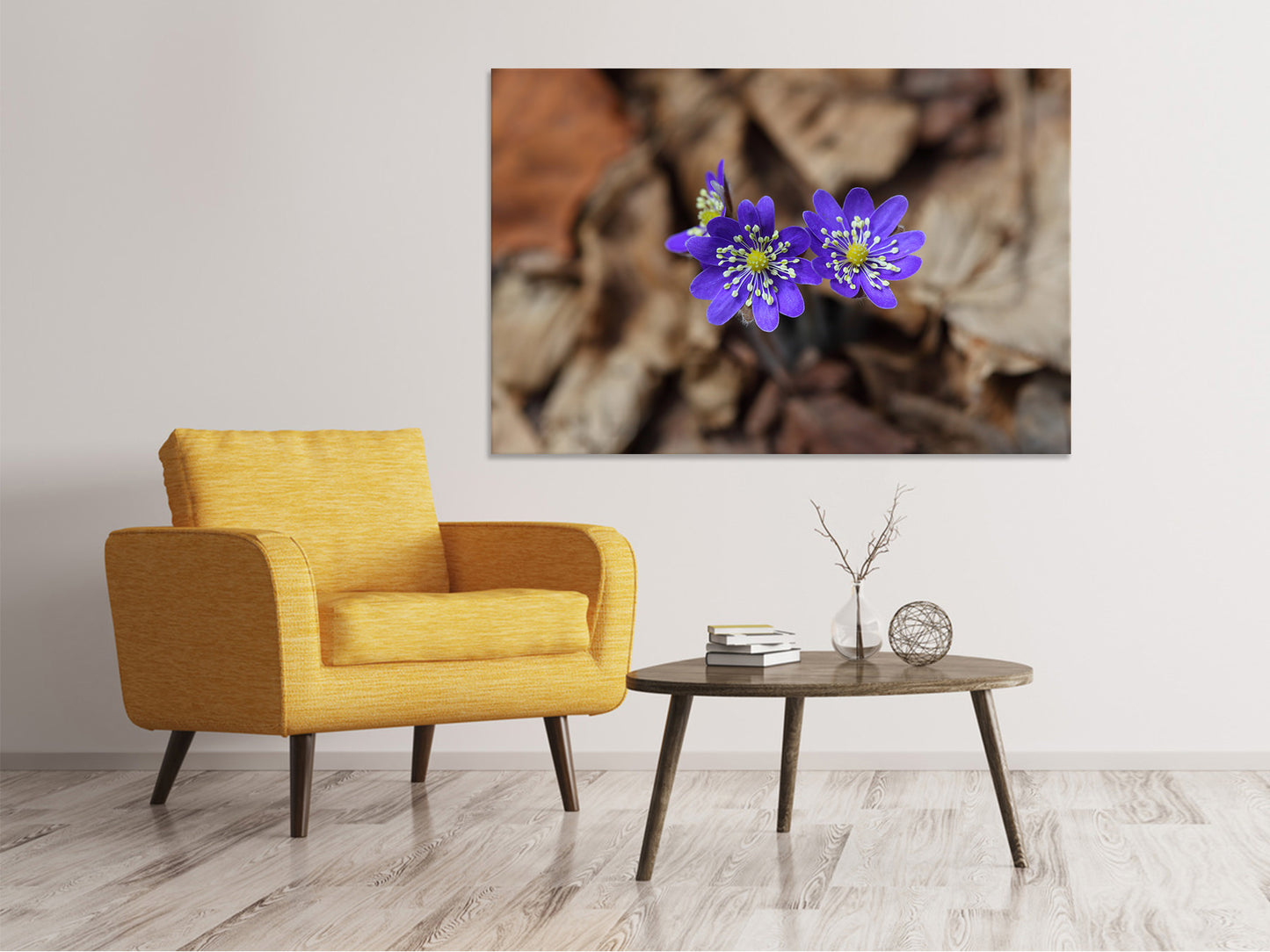 Leinwandbild Wildblumen