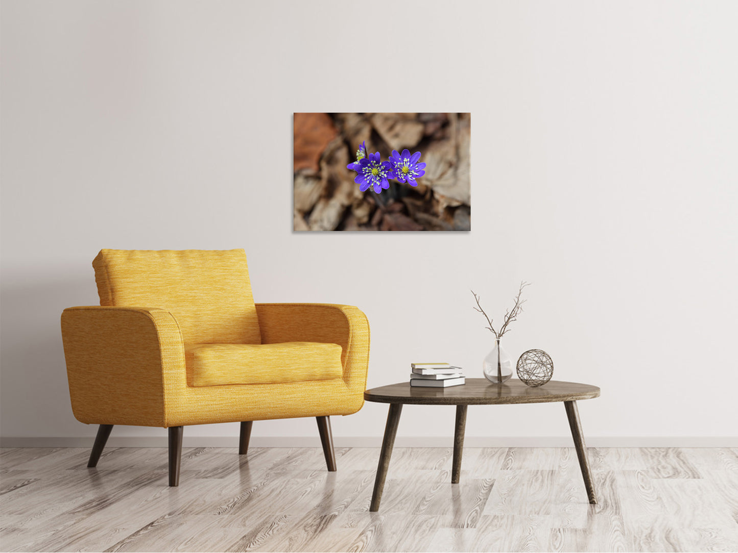 Leinwandbild Wildblumen
