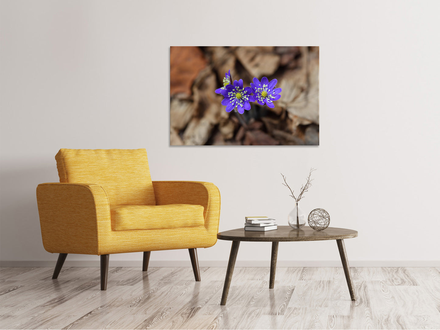 Leinwandbild Wildblumen