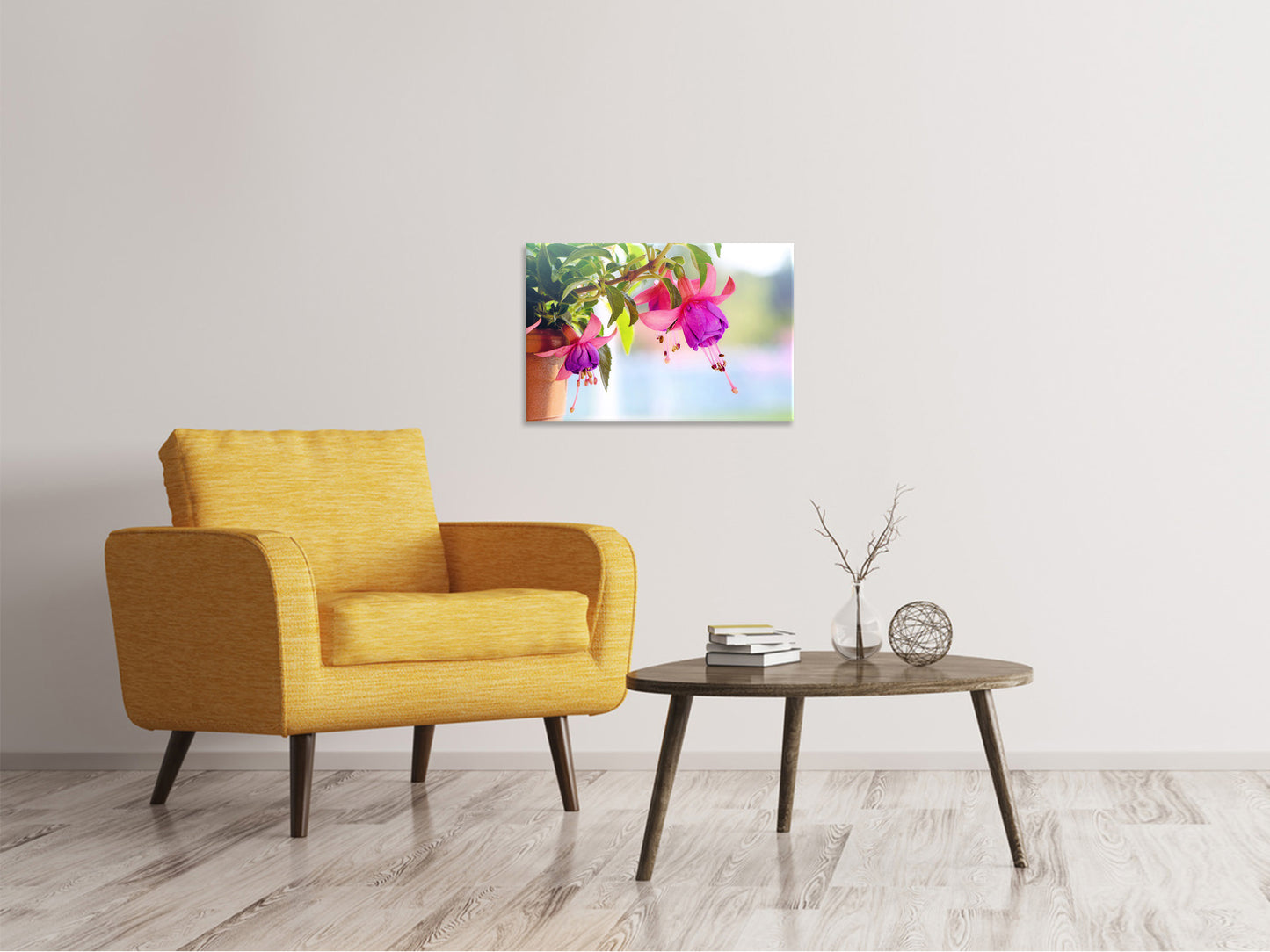 Leinwandbild Die Fuchsien