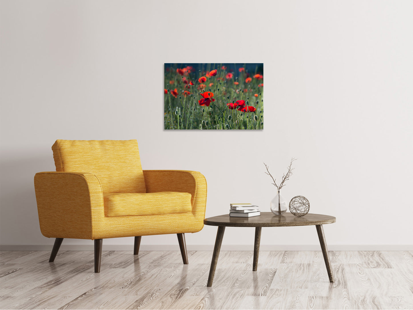 Leinwandbild Wilder Mohn