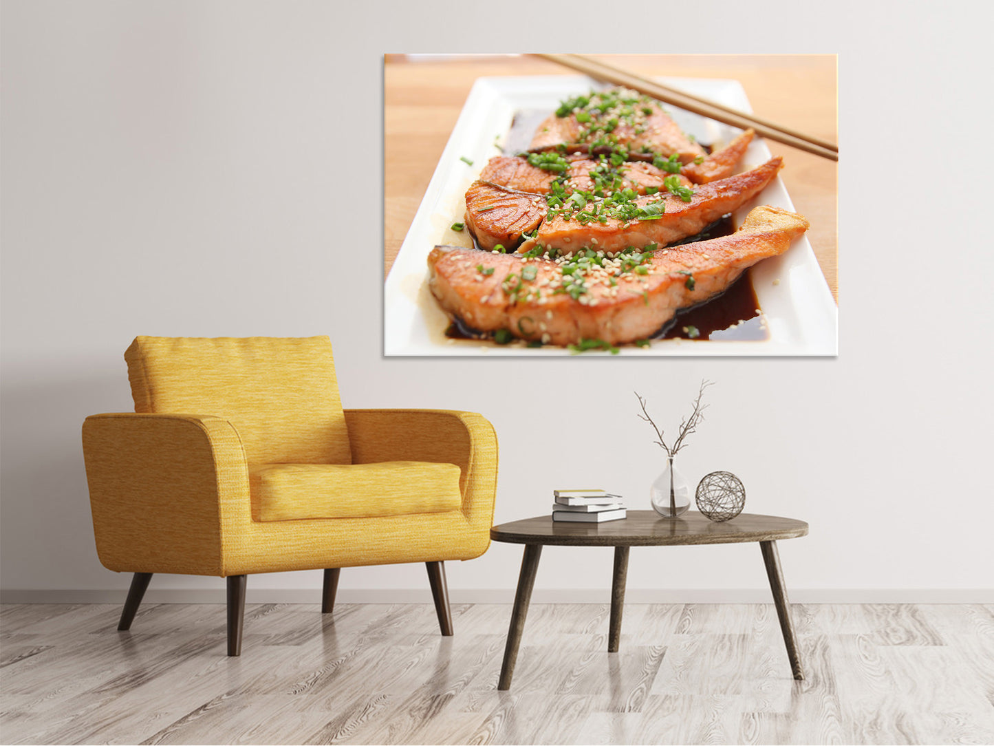 Leinwandbild Asiatischer Lachs