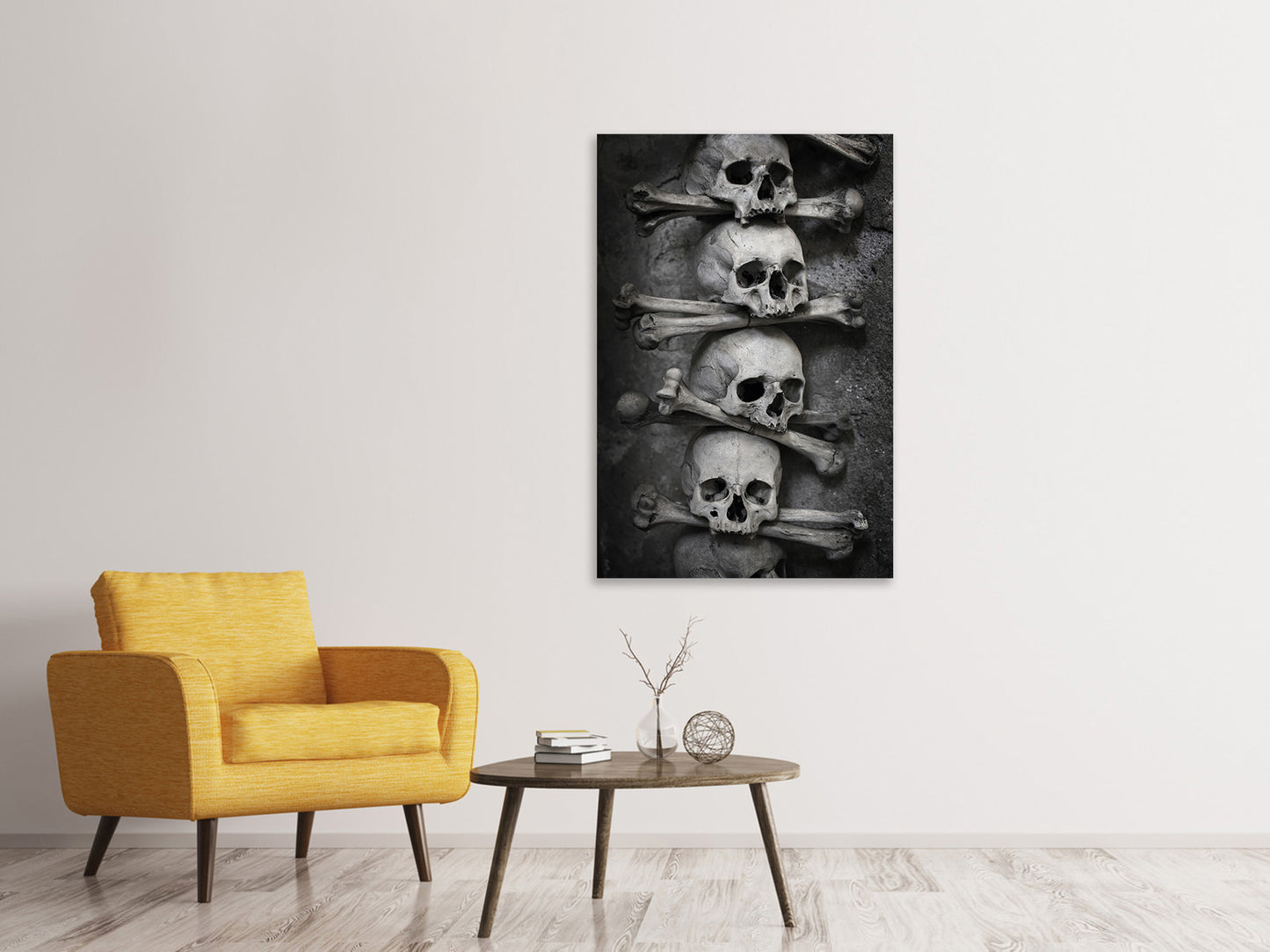 Leinwandbild Totenköpfe