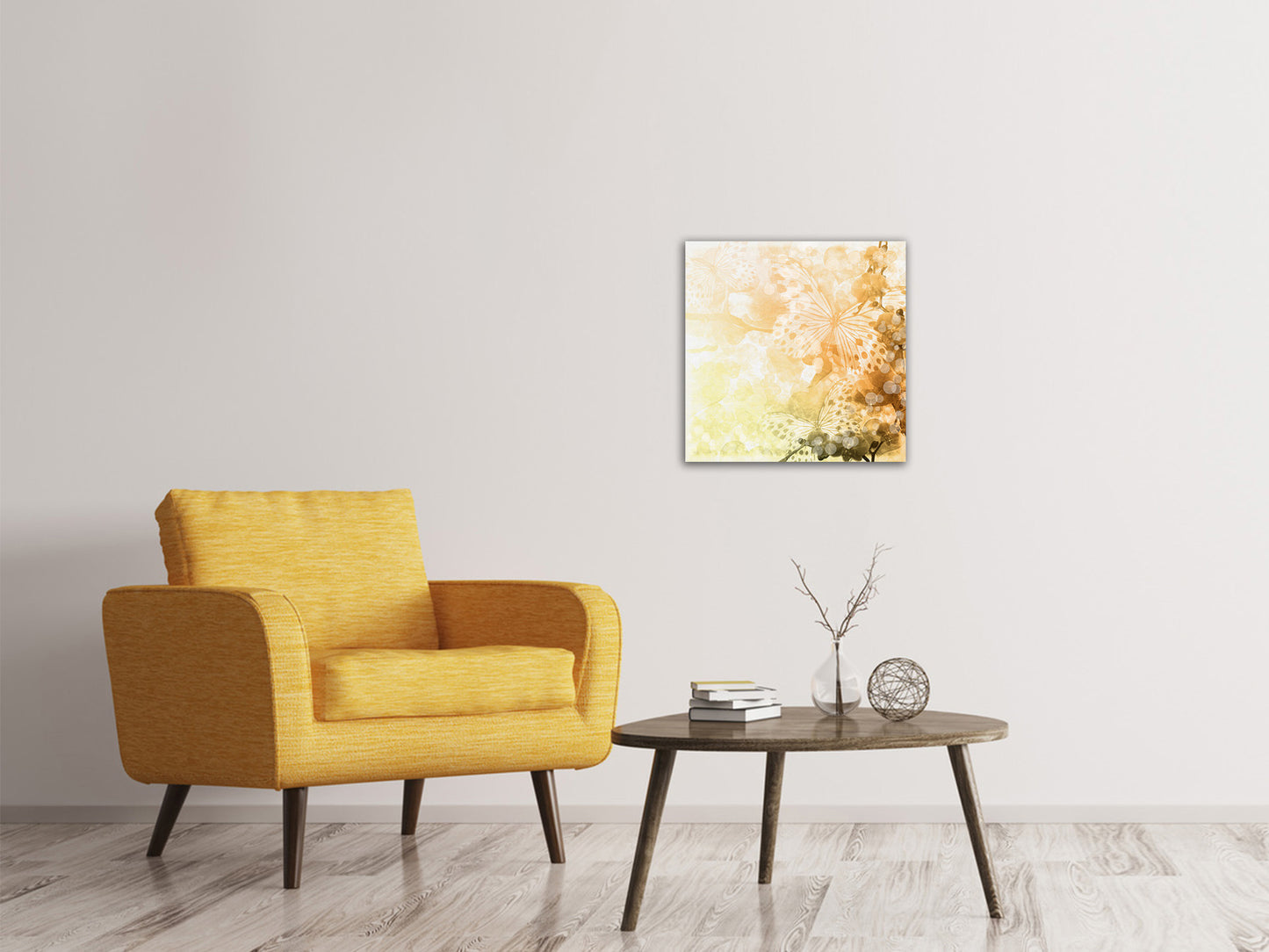 Leinwandbild Romantische Schmetterlinge