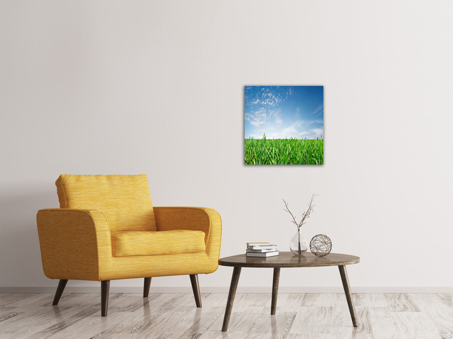 Leinwandbild Das Gras