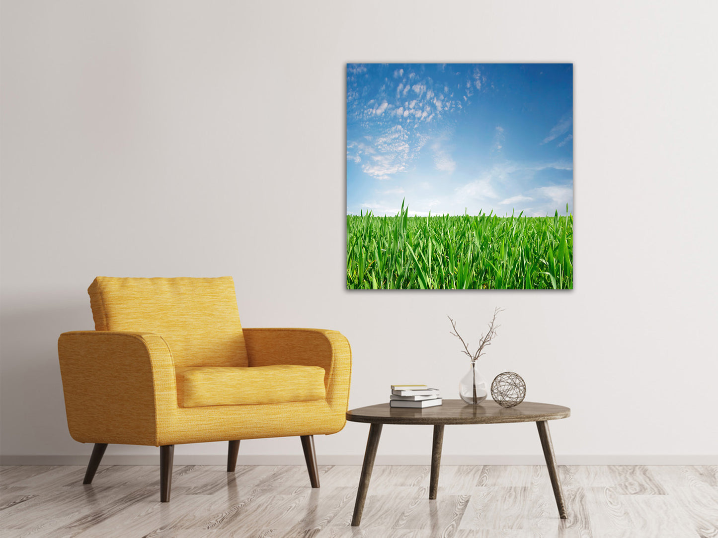 Leinwandbild Das Gras