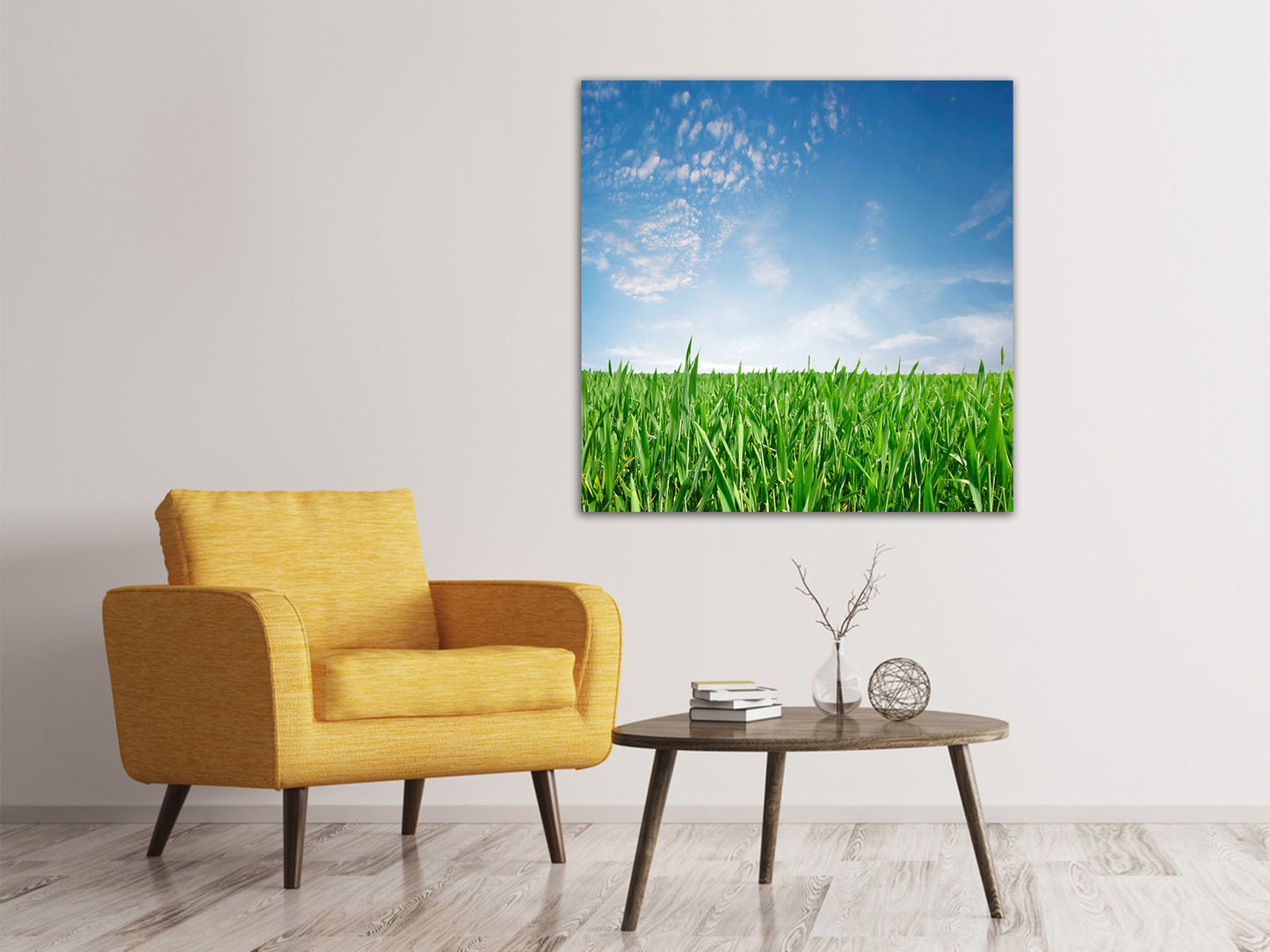 Leinwandbild Das Gras