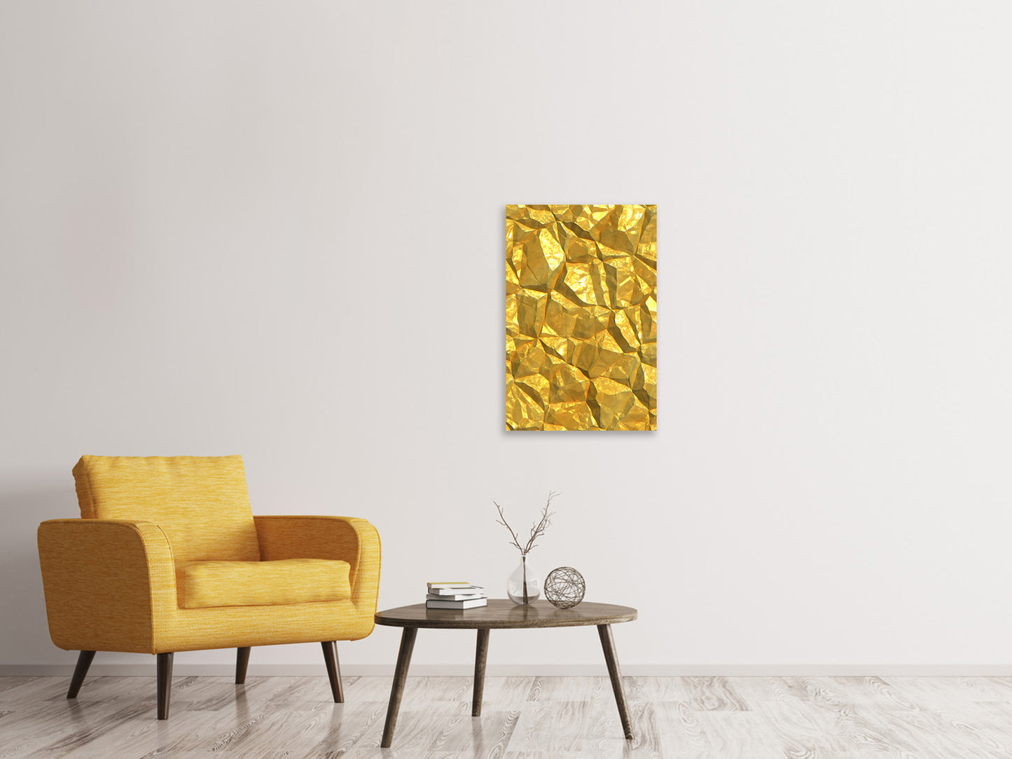 Leinwandbild Gold