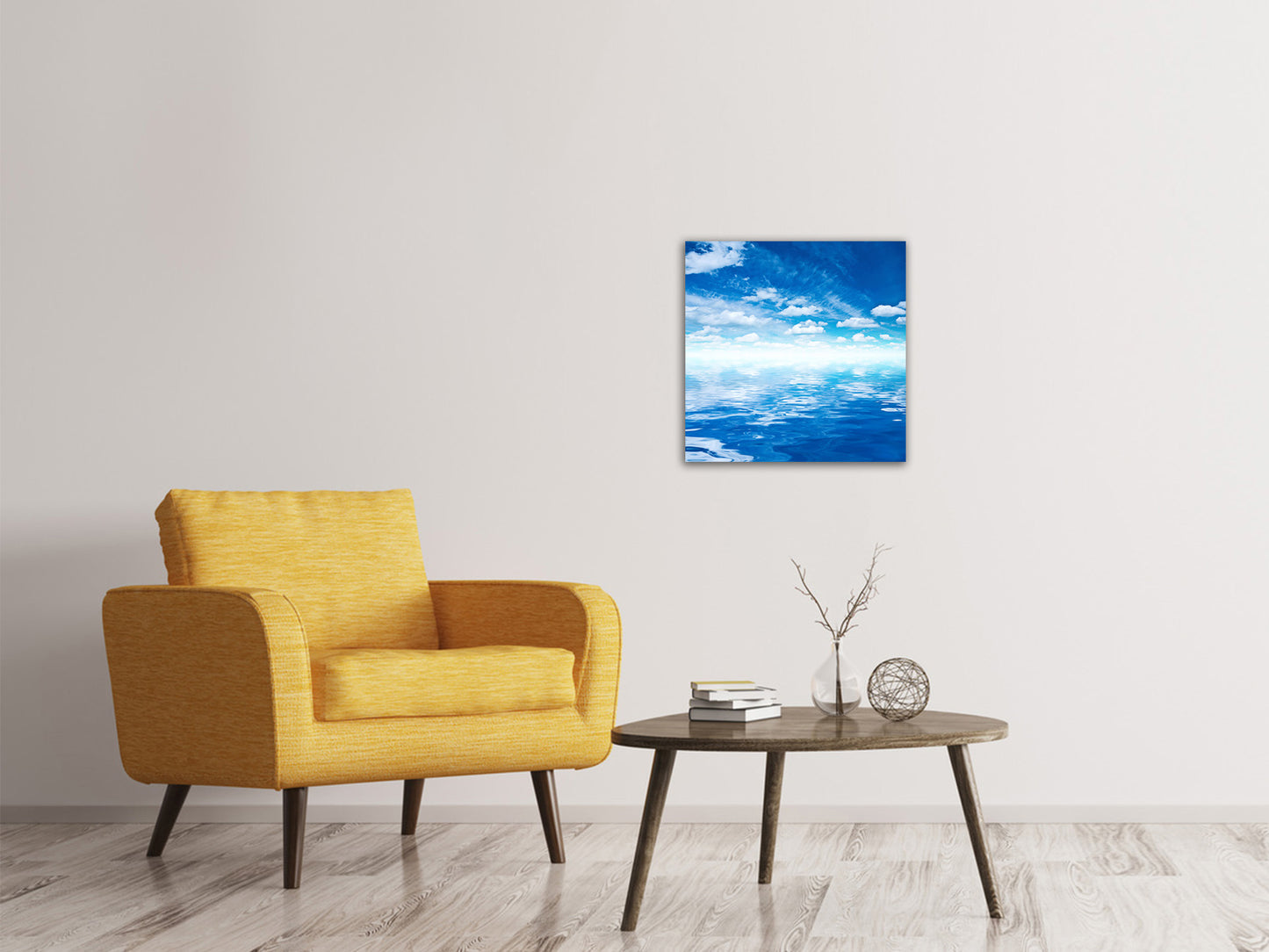 Leinwandbild Himmel und Wasser