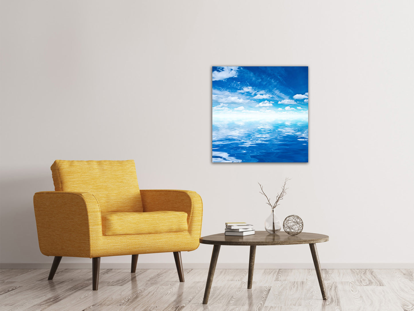 Leinwandbild Himmel und Wasser