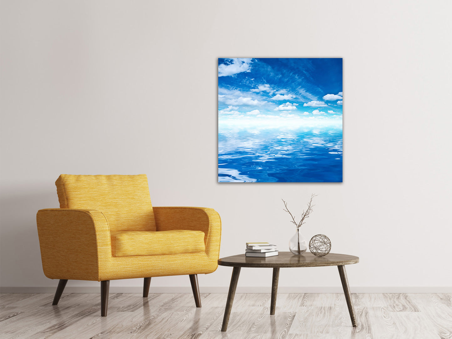 Leinwandbild Himmel und Wasser
