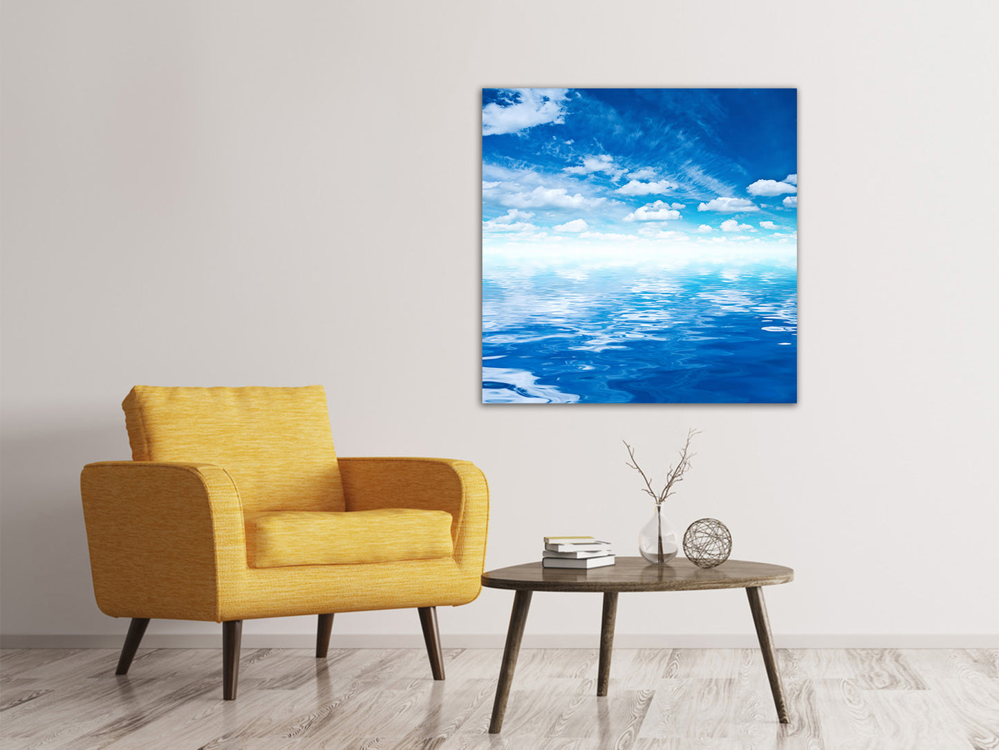 Leinwandbild Himmel und Wasser