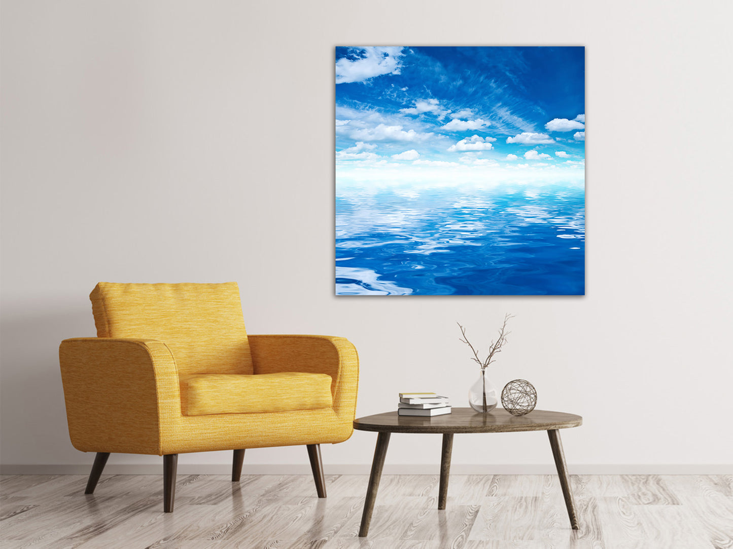 Leinwandbild Himmel und Wasser