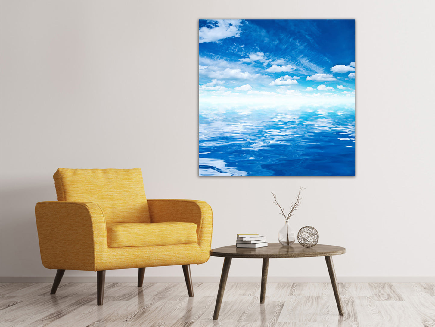 Leinwandbild Himmel und Wasser