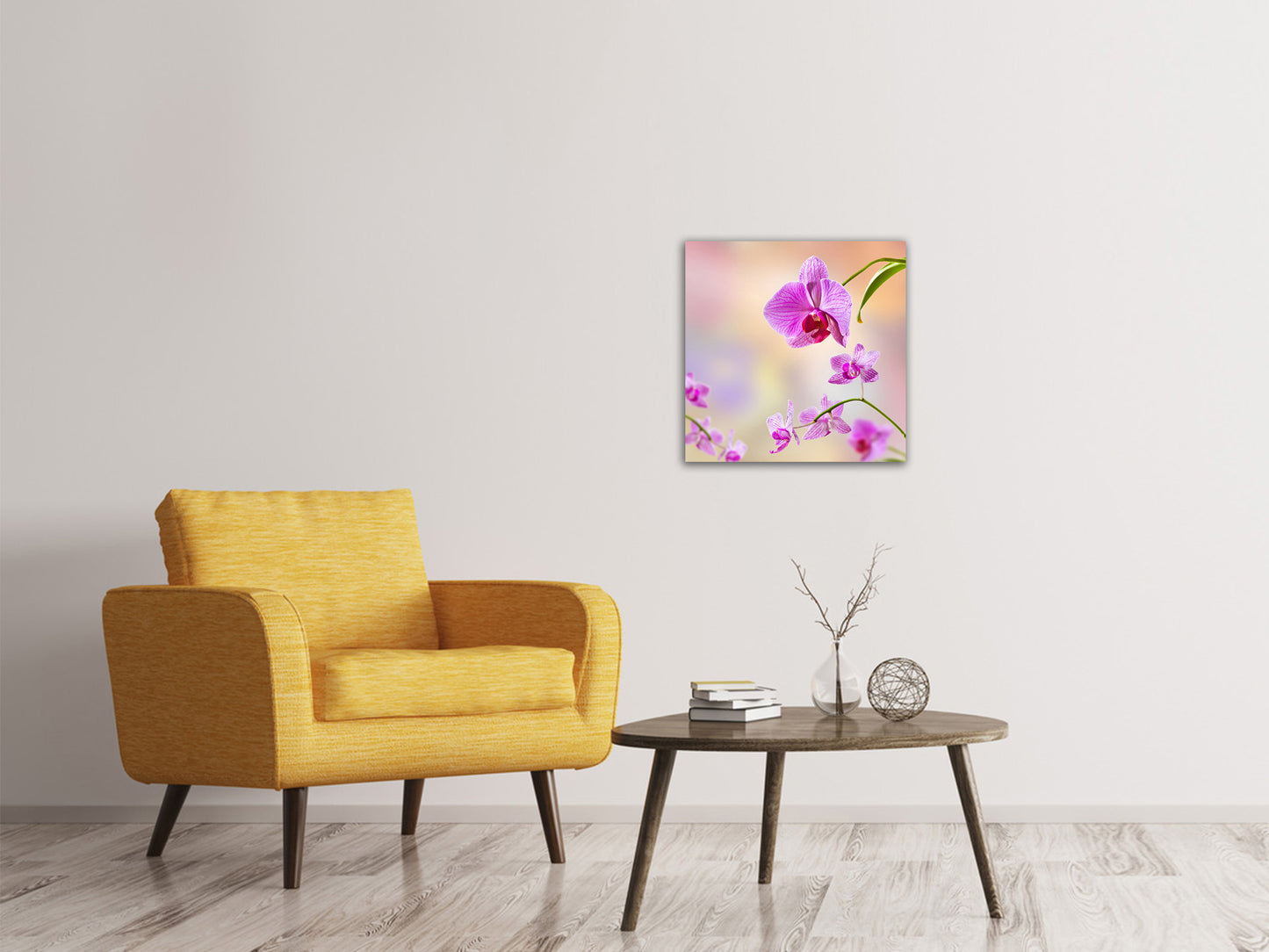 Leinwandbild Romantische Orchideen