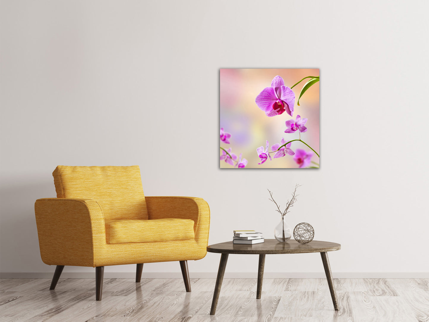 Leinwandbild Romantische Orchideen